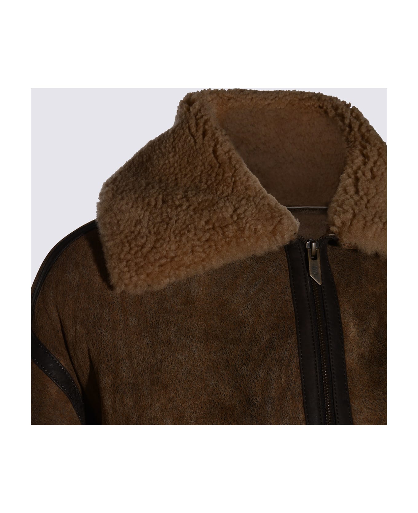 Salvatore Santoro Camel Leather Jacket - Brown