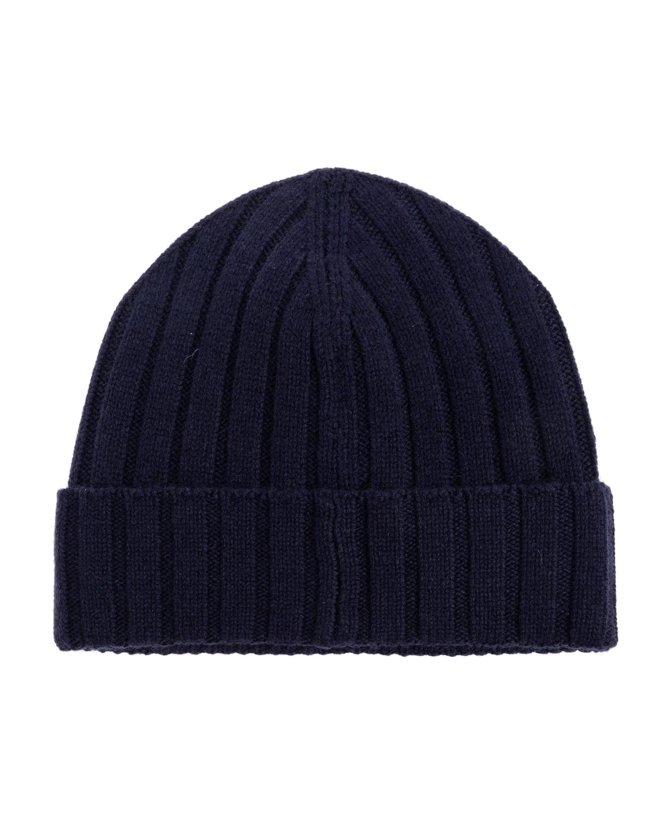 Emporio Armani Wool Hat Emporio Armani - BLUE