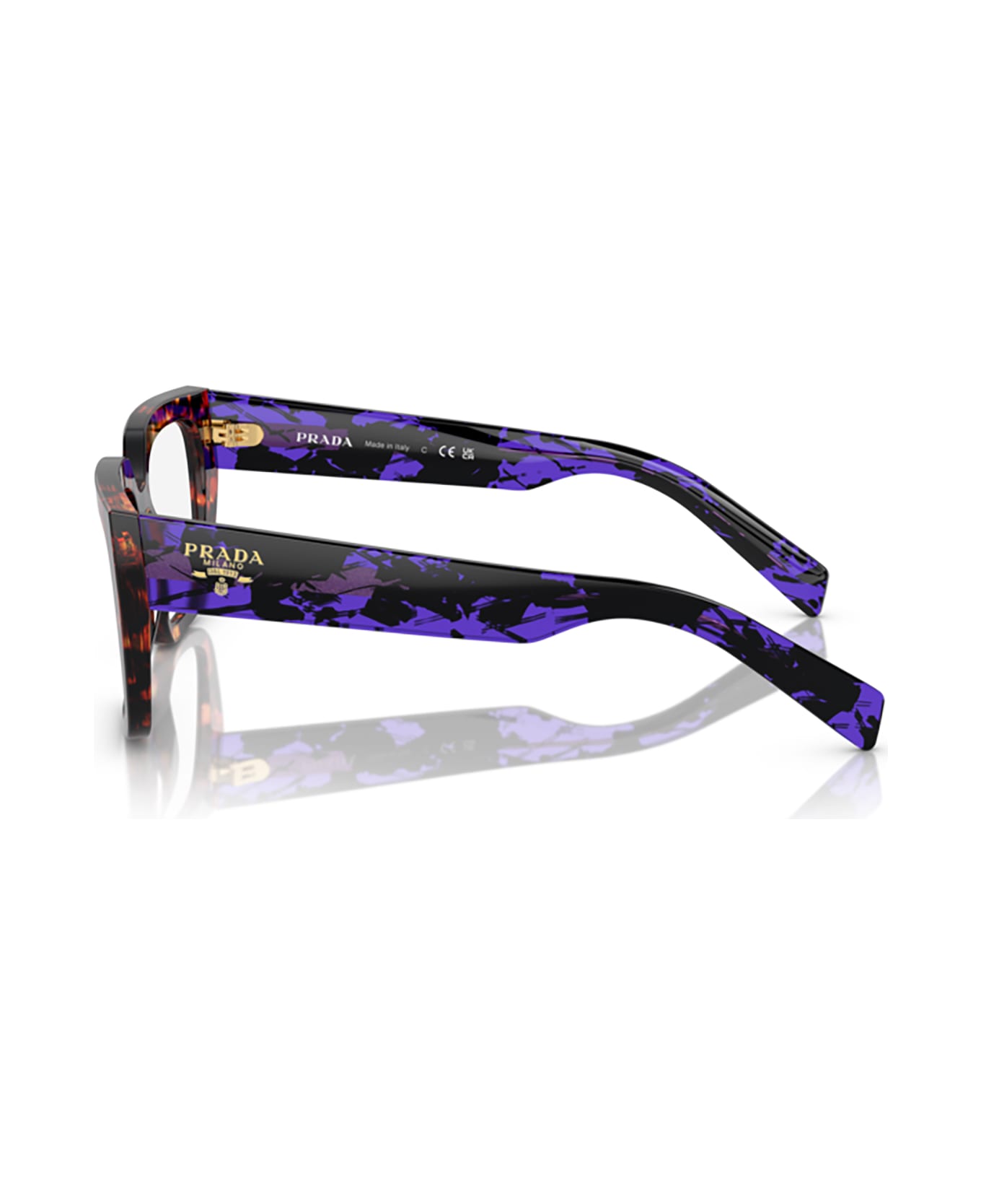 Prada Eyewear Pr A03v Havana Magma Glasses - Havana Magma アイウェア
