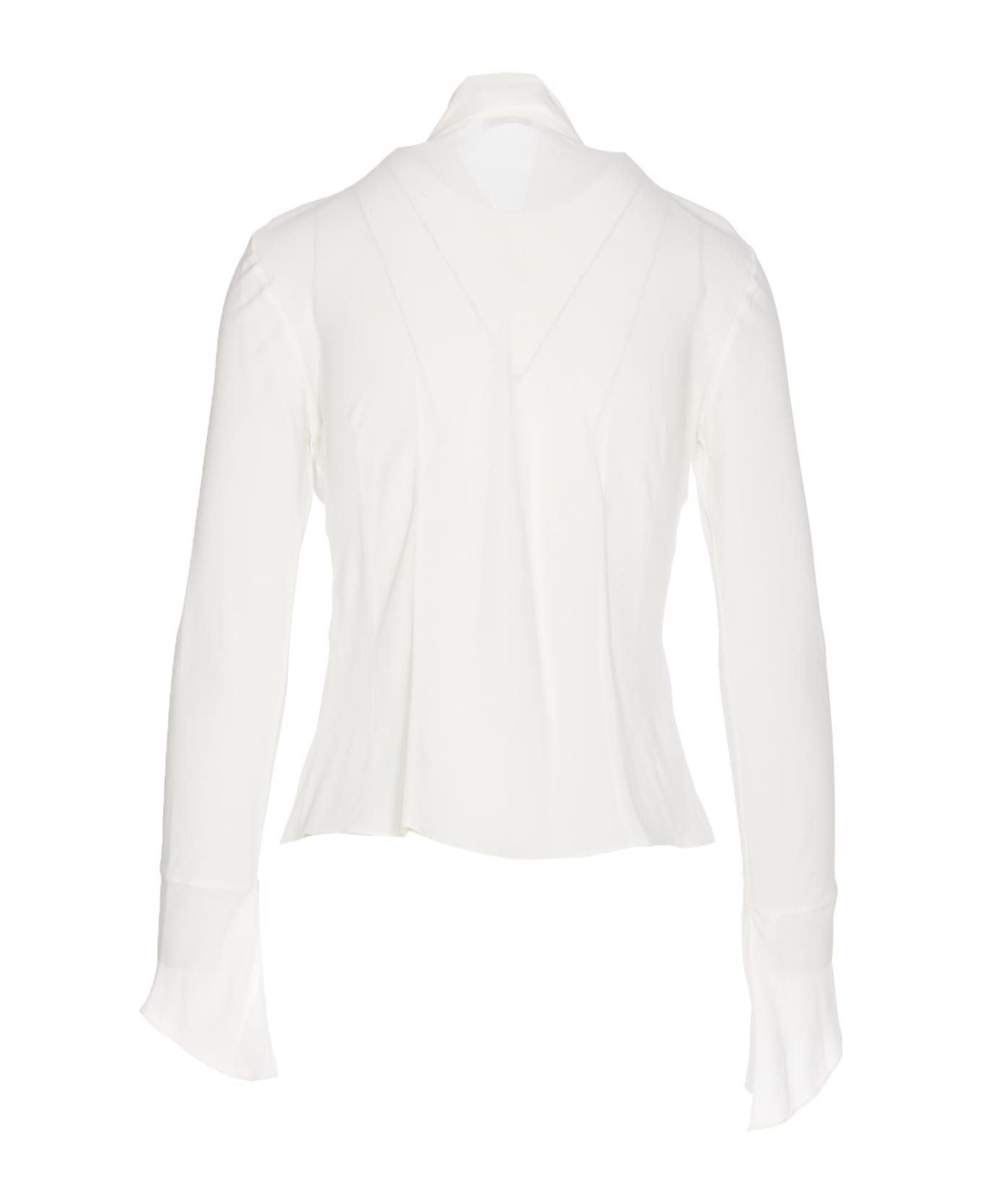 Patrizia Pepe Essential Soft Shirt - White シャツ