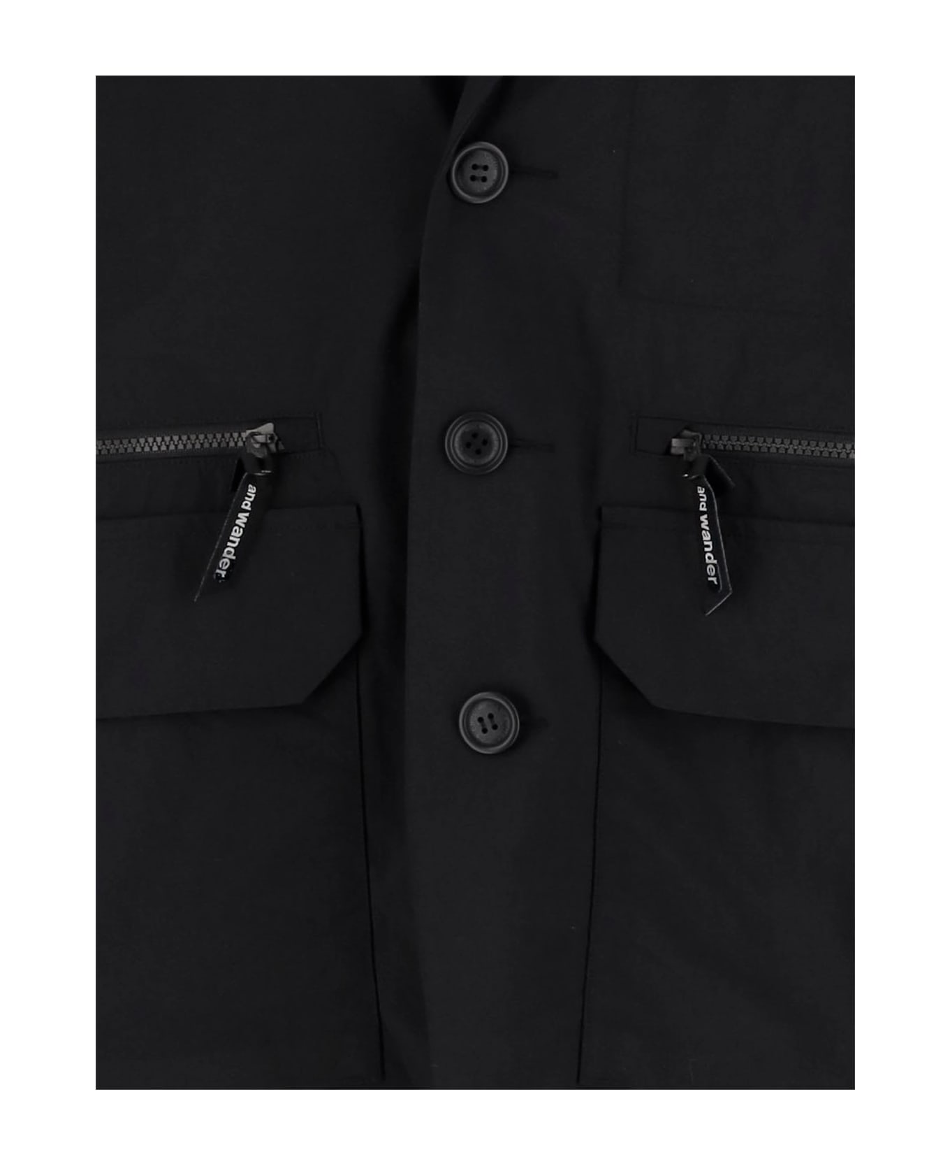And Wander Twill Jacket - Black