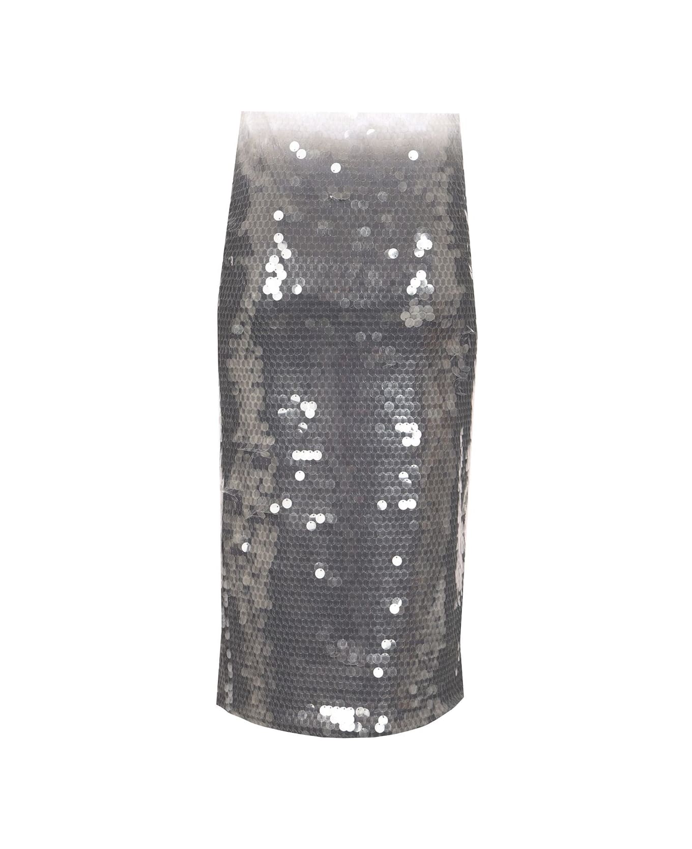 SportMax Midi Sequin Skirt - BLACK