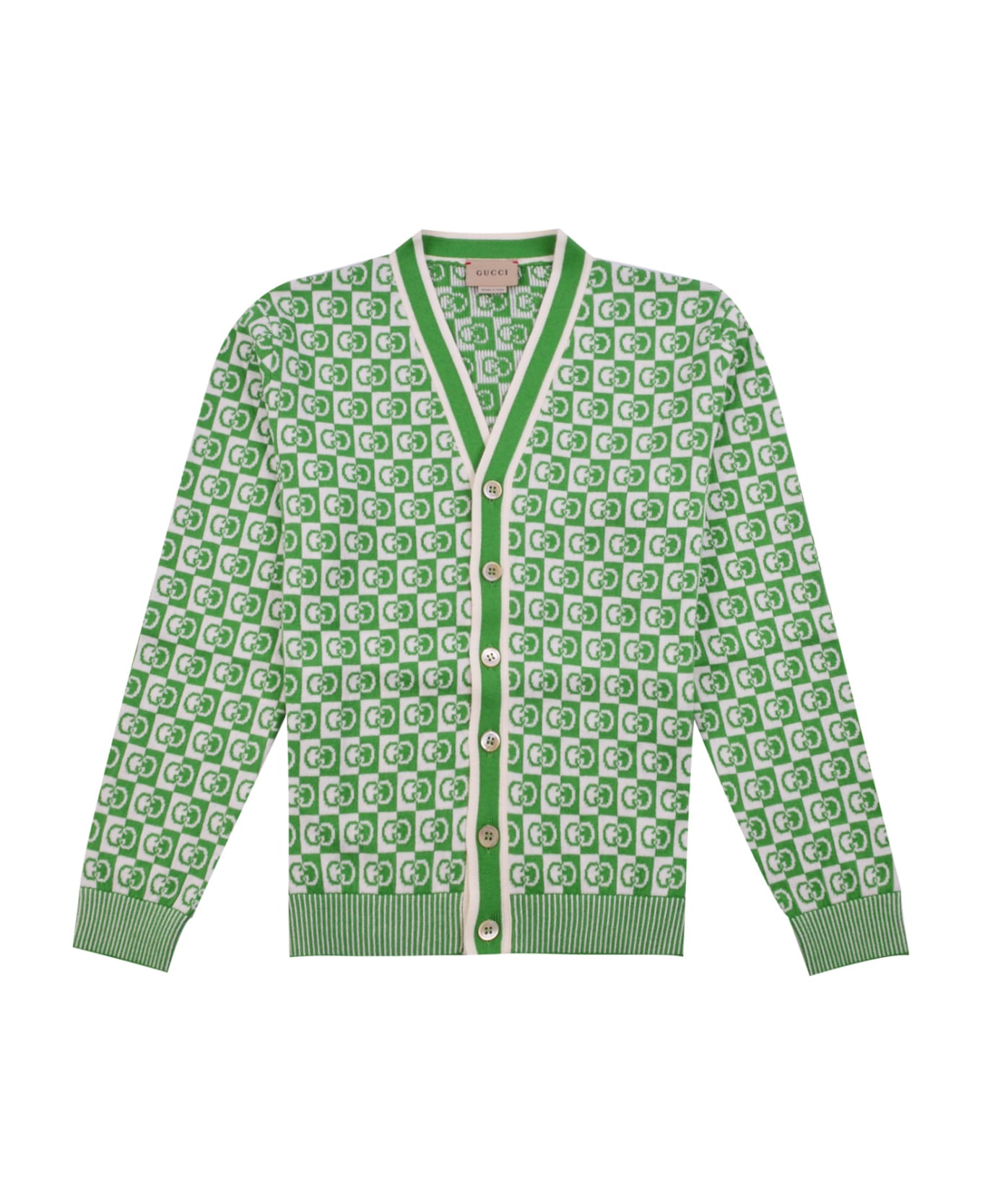 Gucci Cotton Cardigan - Green