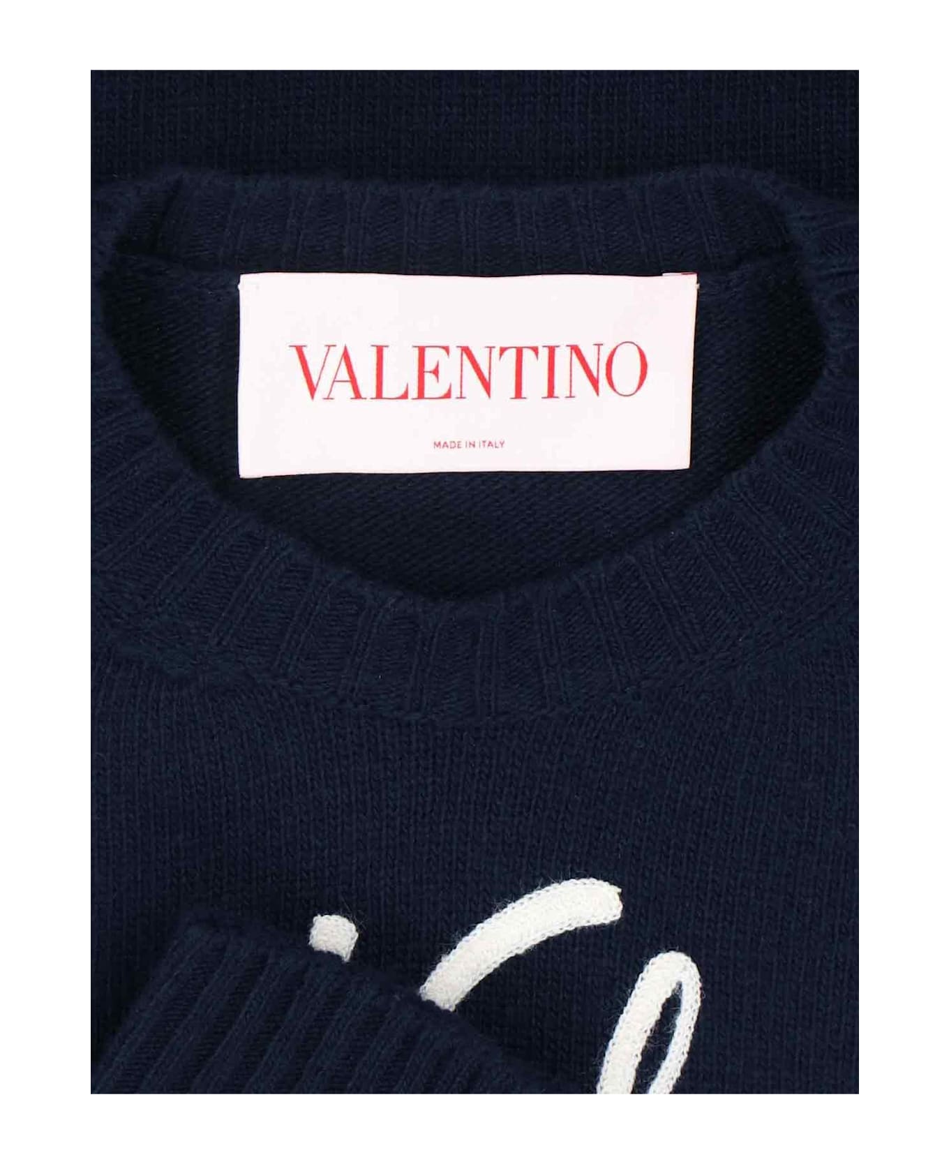 Valentino Garavani 'chez' Sweater - Blue