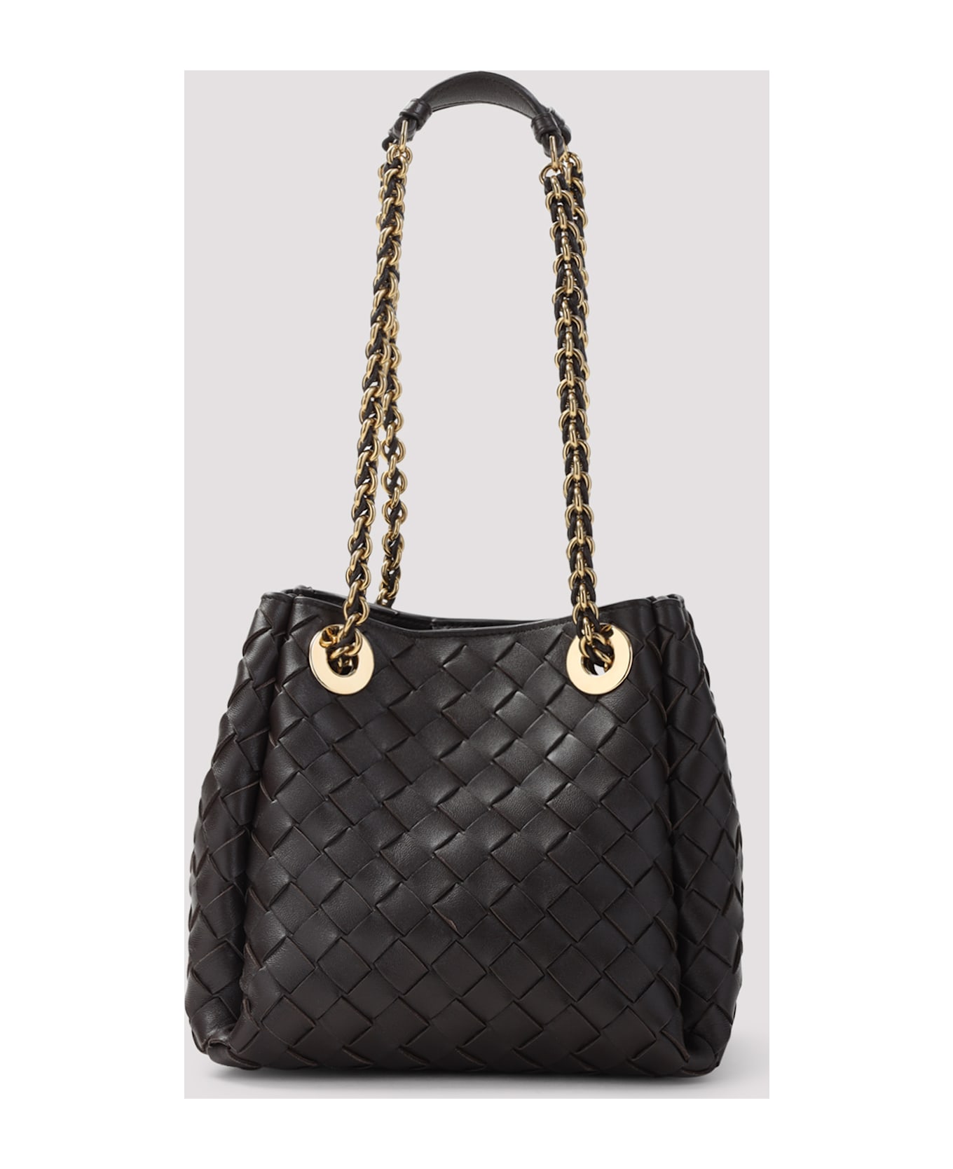 Bottega Veneta Andiamo Parachute Shoulder Bag - Fondant Brass