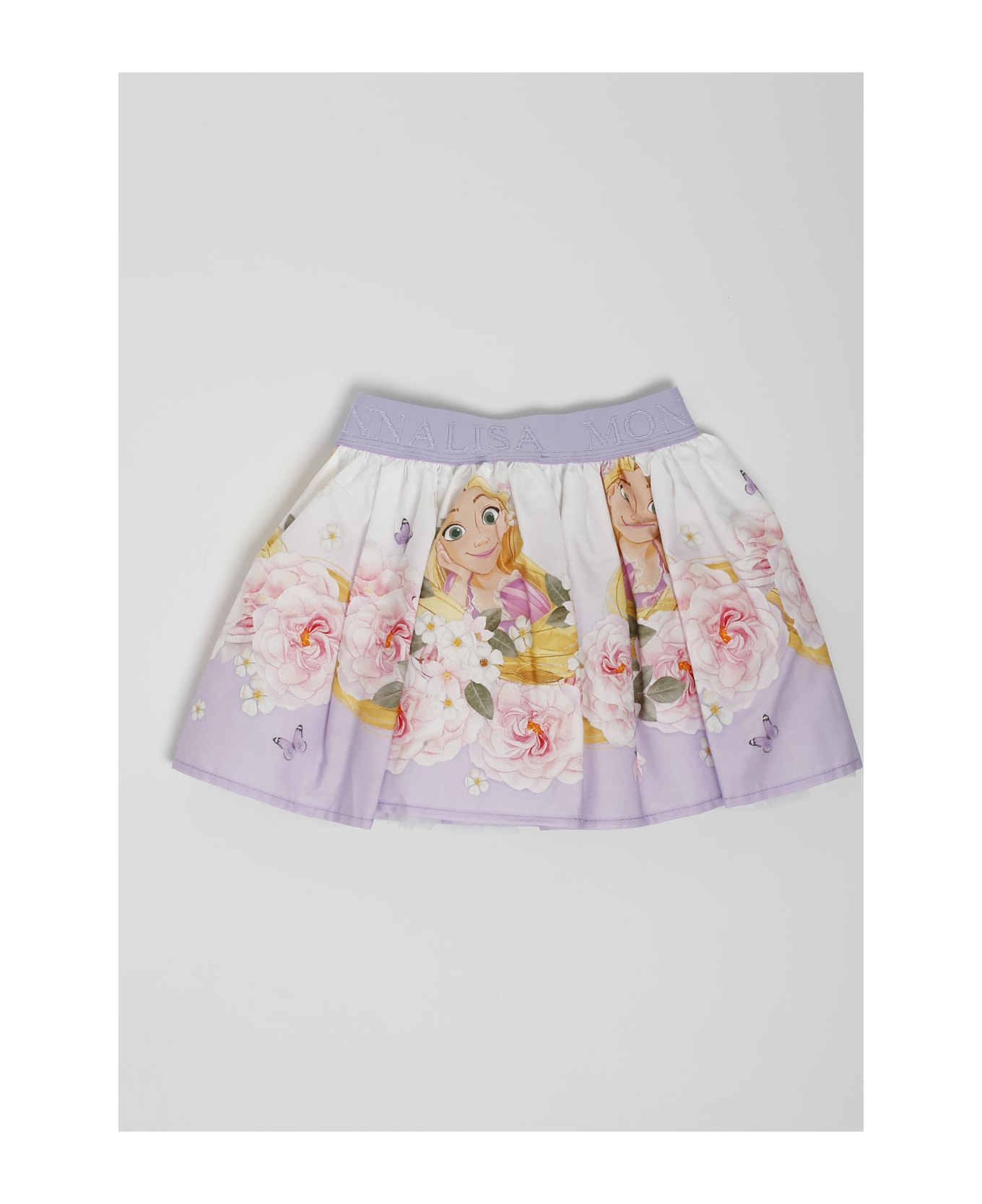 Monnalisa Skirt Skirt - BIANCO-LILLA