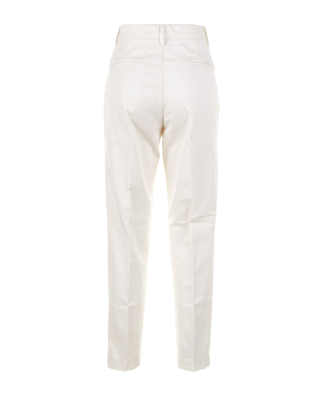 Myths White High-waisted Trousers - OFF WHITE