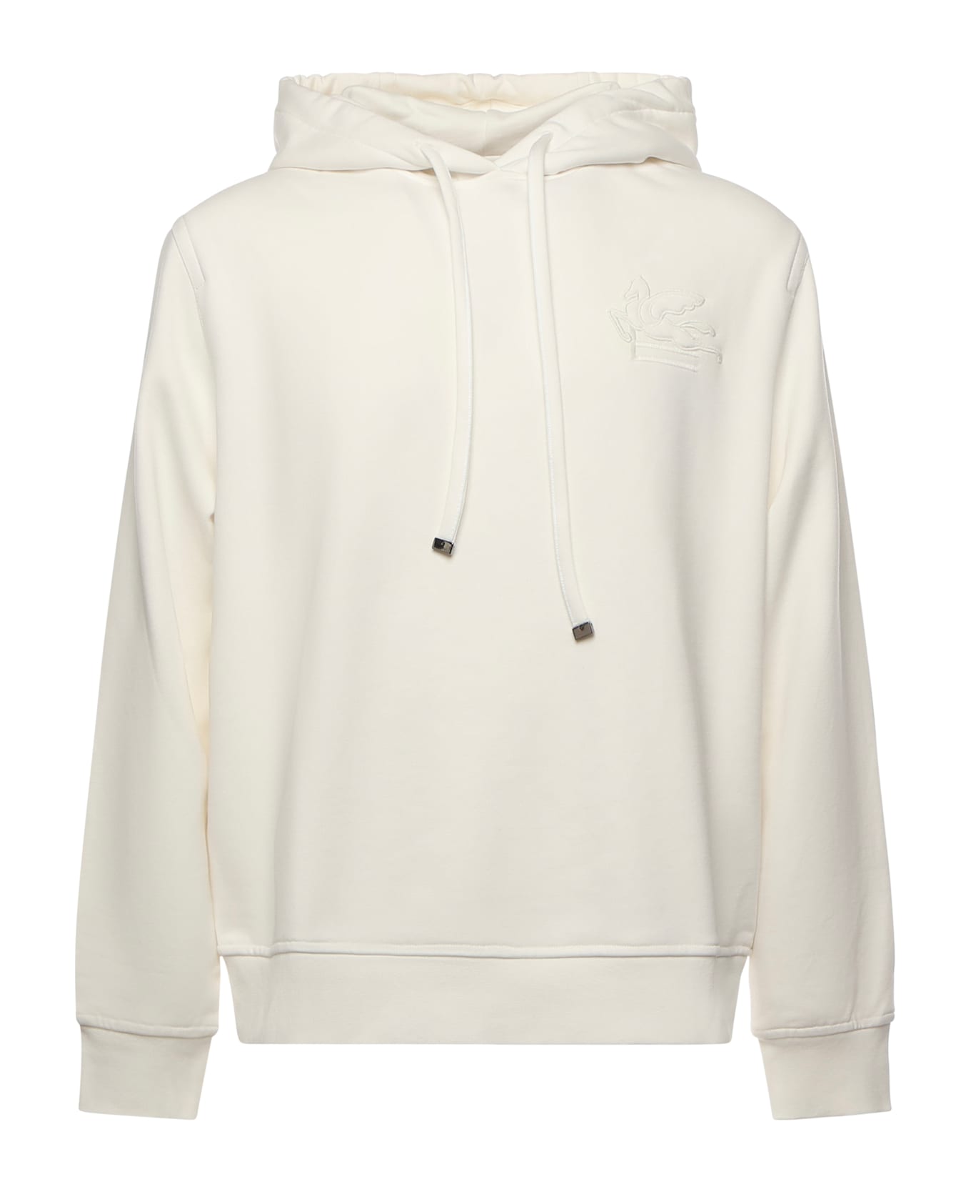 Etro Cotton Sweatshirt With Embroidered Monogram