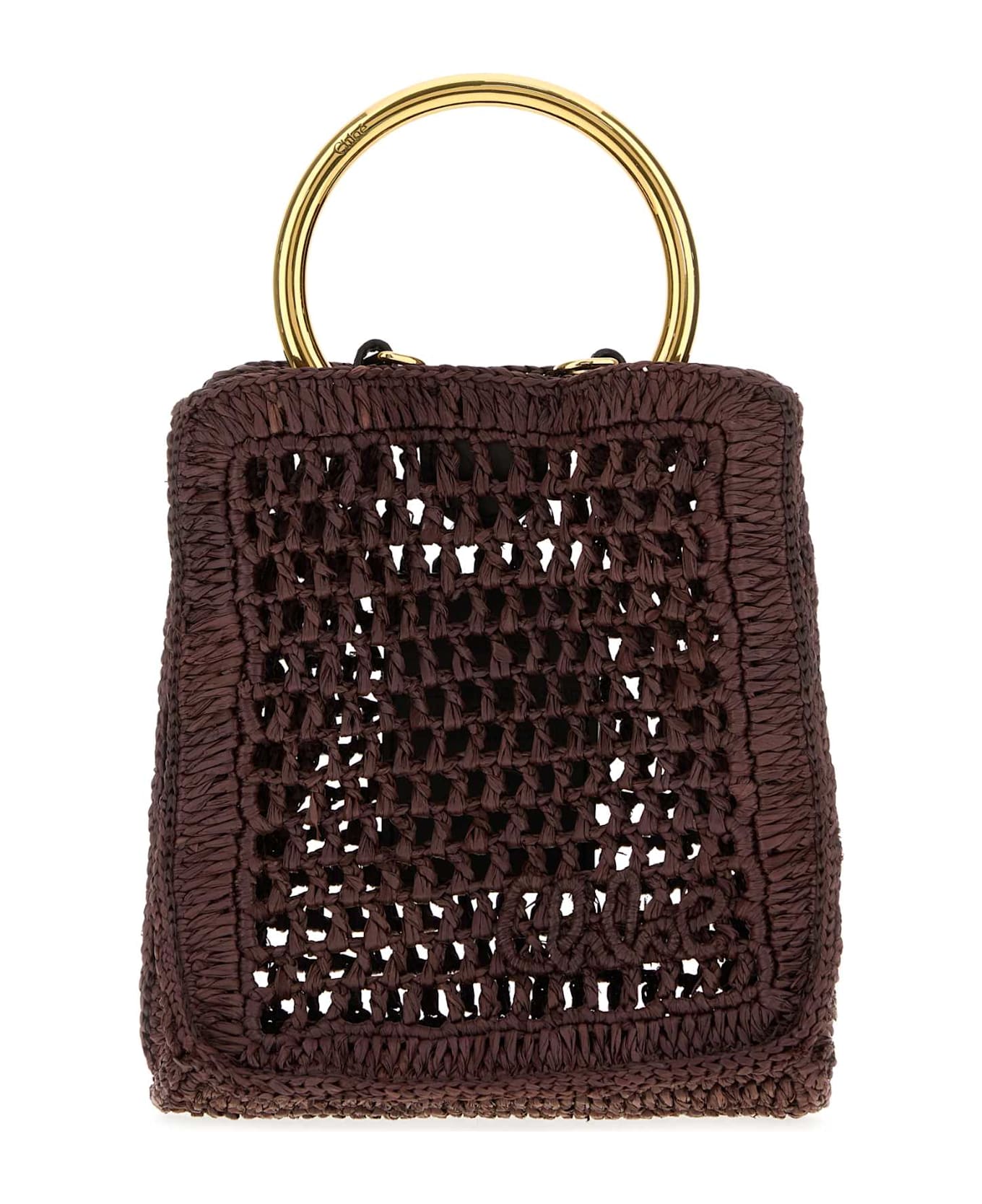 Chloé Grape Raffia Summer Banana Handbag - KOHLBROWN