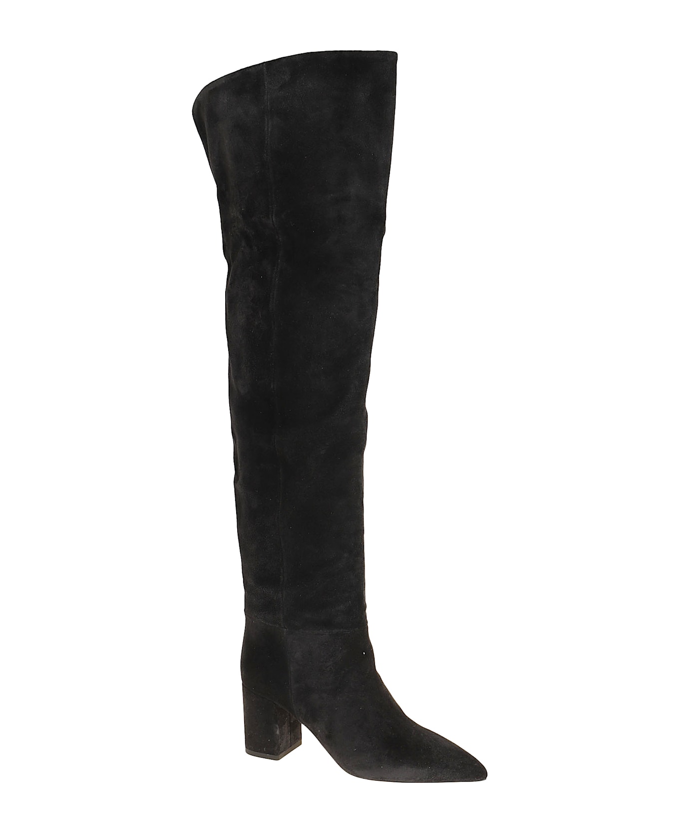 Paris Texas Anja Over The Knee Boot 70 - Off Black
