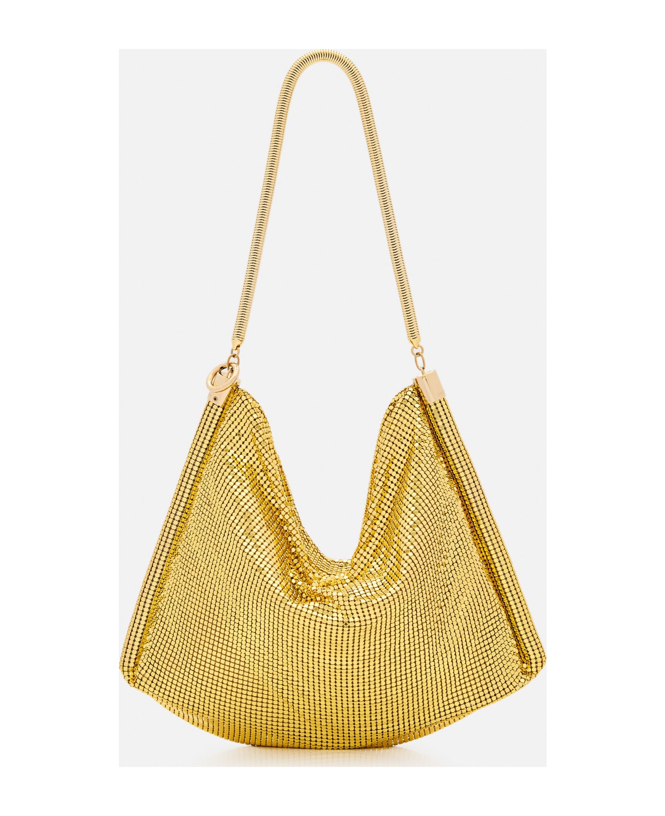 Paco Rabanne Small Pixel Tube Shoulder Bag - Golden