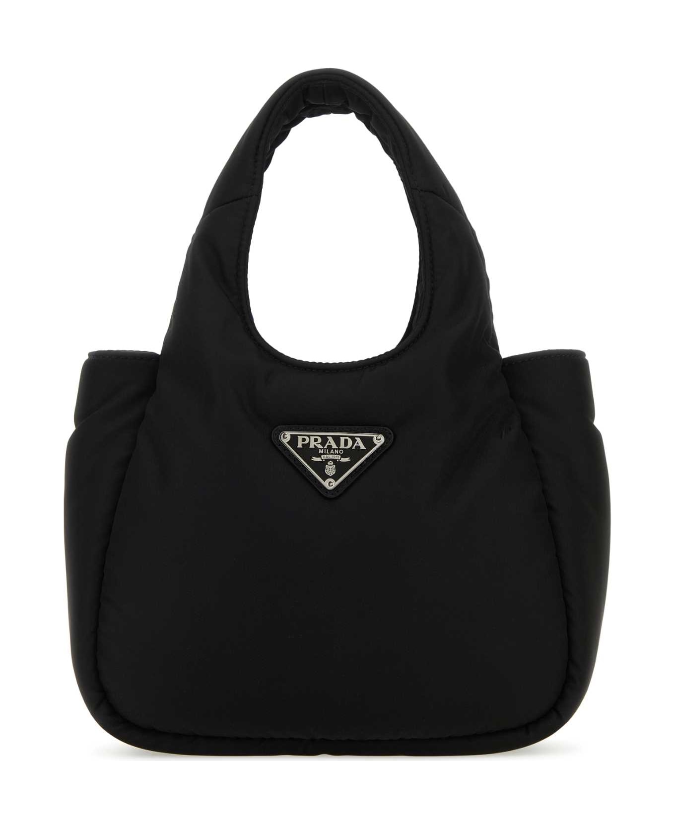 Prada Black Re-nylon Soft Handbag - NERO トートバッグ