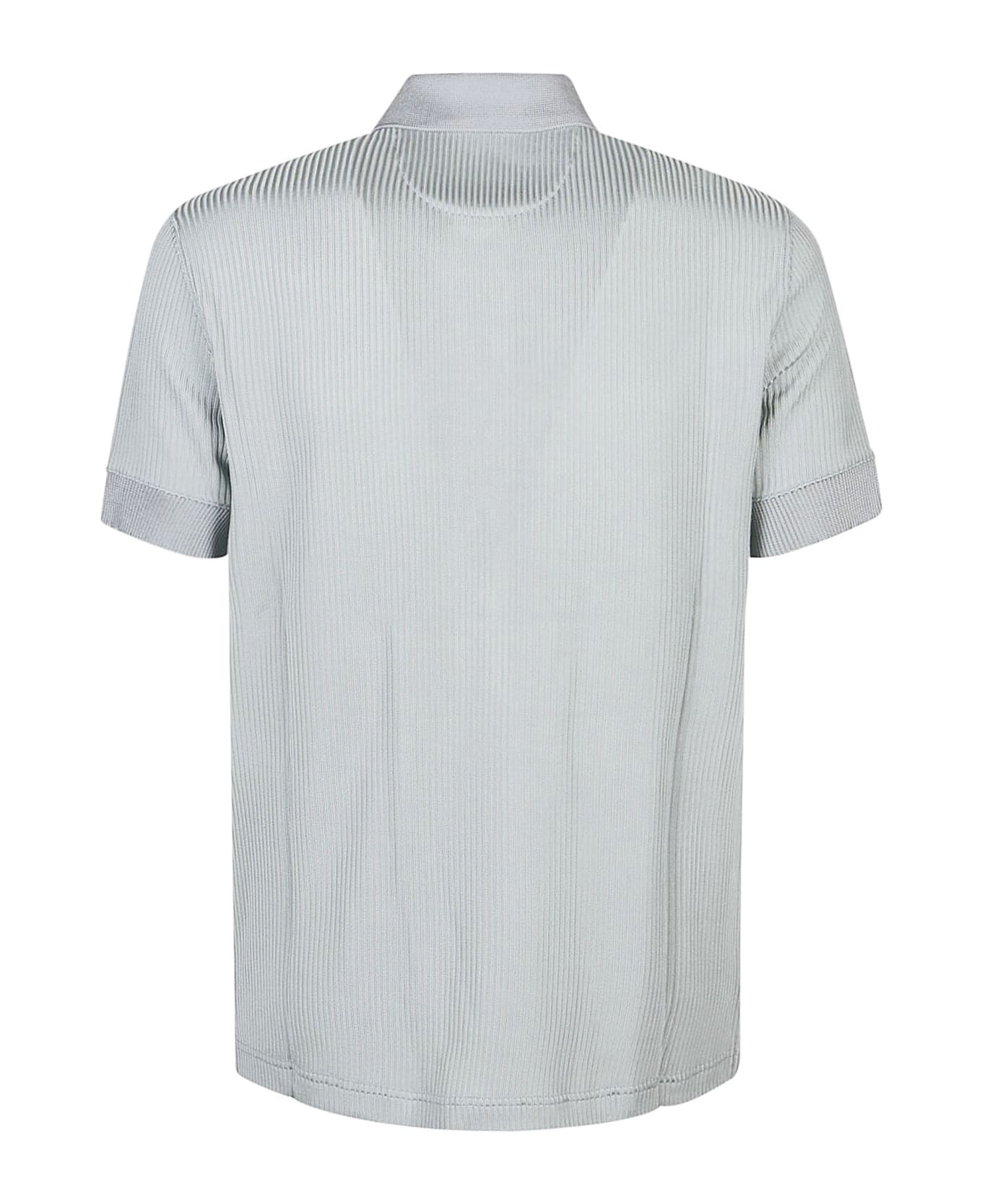 Tom Ford Short Sleeve Polo Shirt - Pearl Grey