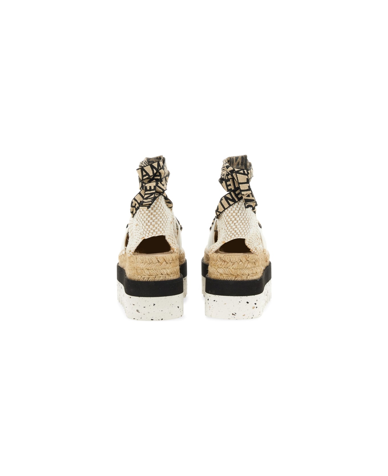 Stella McCartney Espadrilla "gaia" Con Plateau - BEIGE