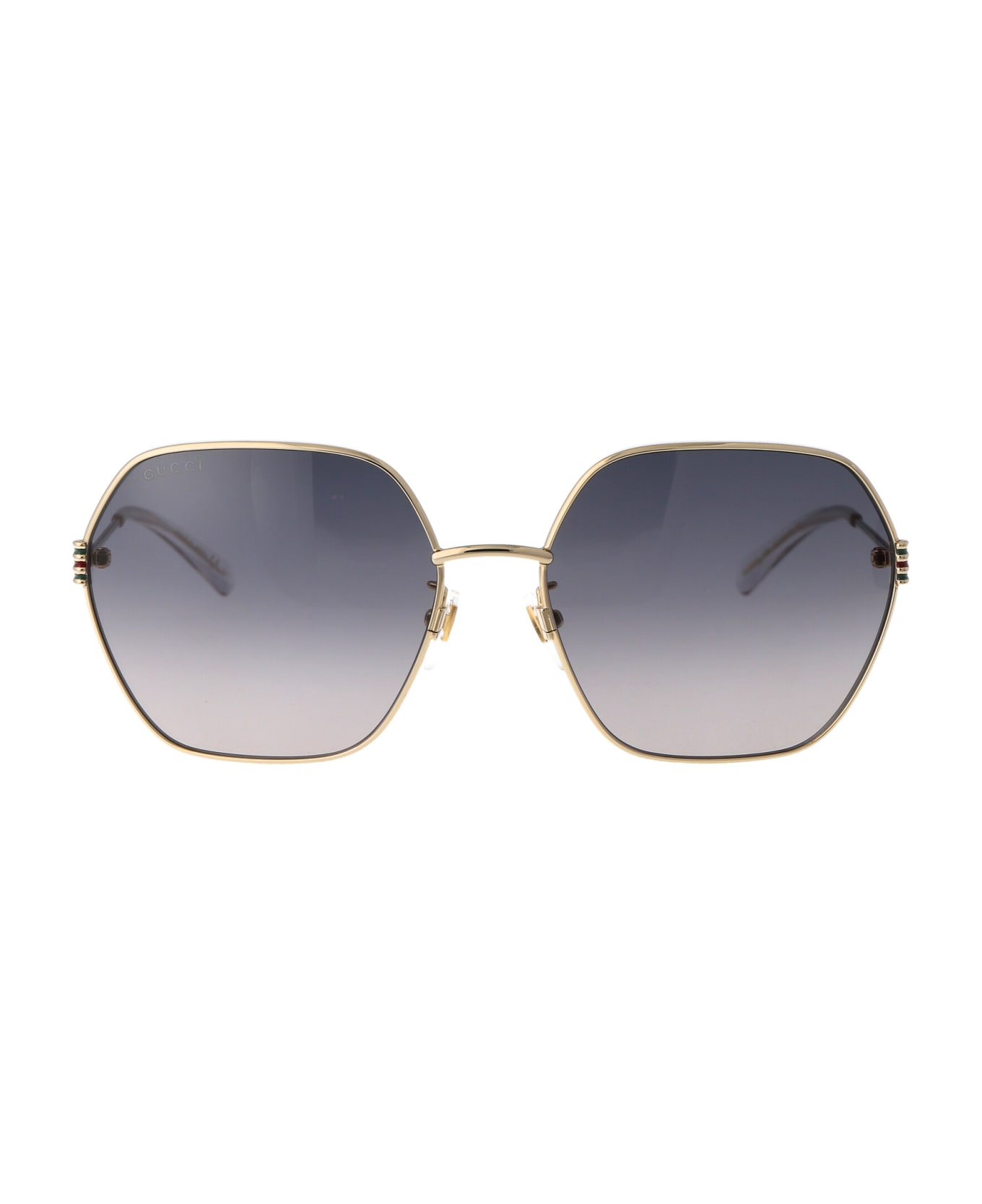 Gucci Eyewear Gg1285sa Sunglasses - 001 GOLD GOLD GREY