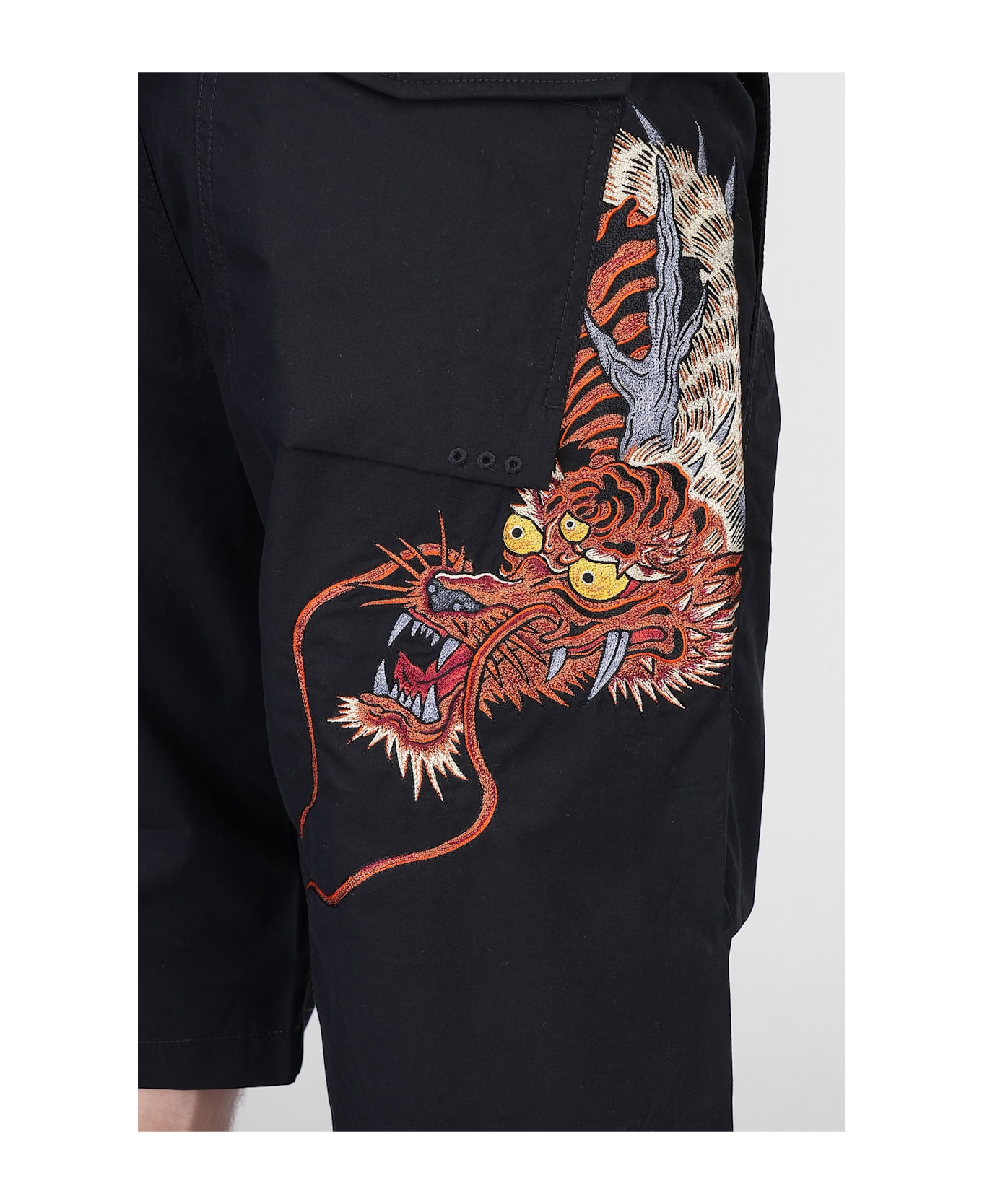 Maharishi Shorts In Black Cotton - black