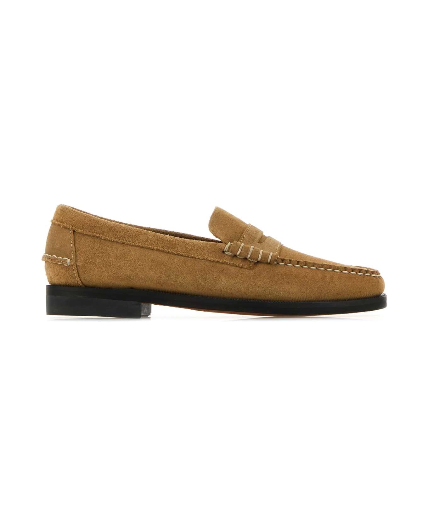Sebago Camel Suede Dan Flesh Out Loafers - BEIGECAMEL