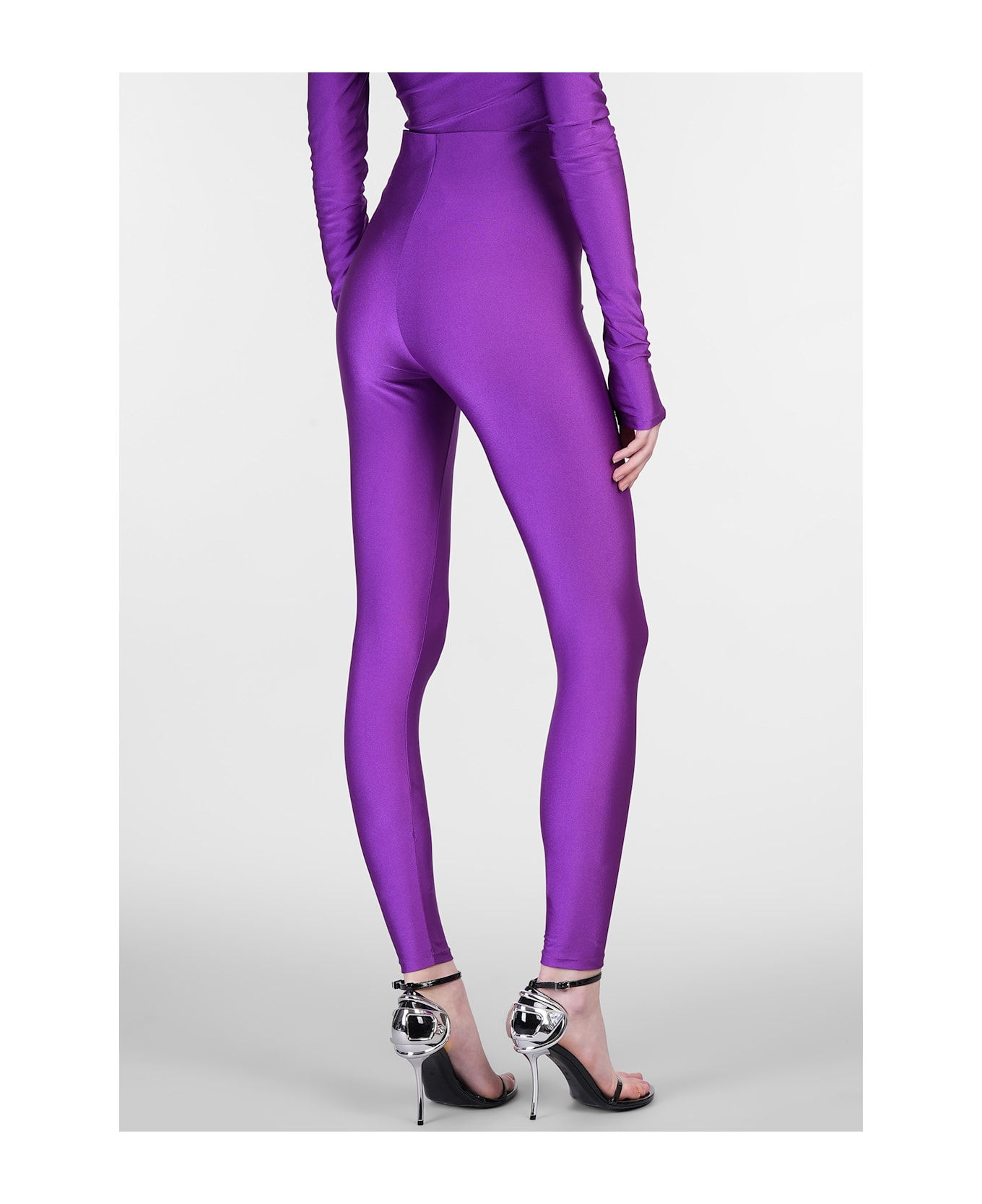 The Andamane Holly 80 S Leggings In Viola Polyamide - Viola