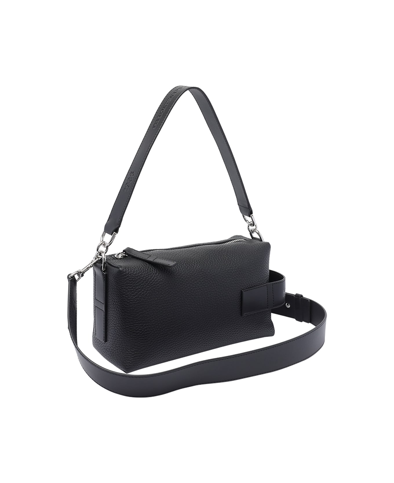 Hogan Mini Hogan Script Bauletto Bag - Black
