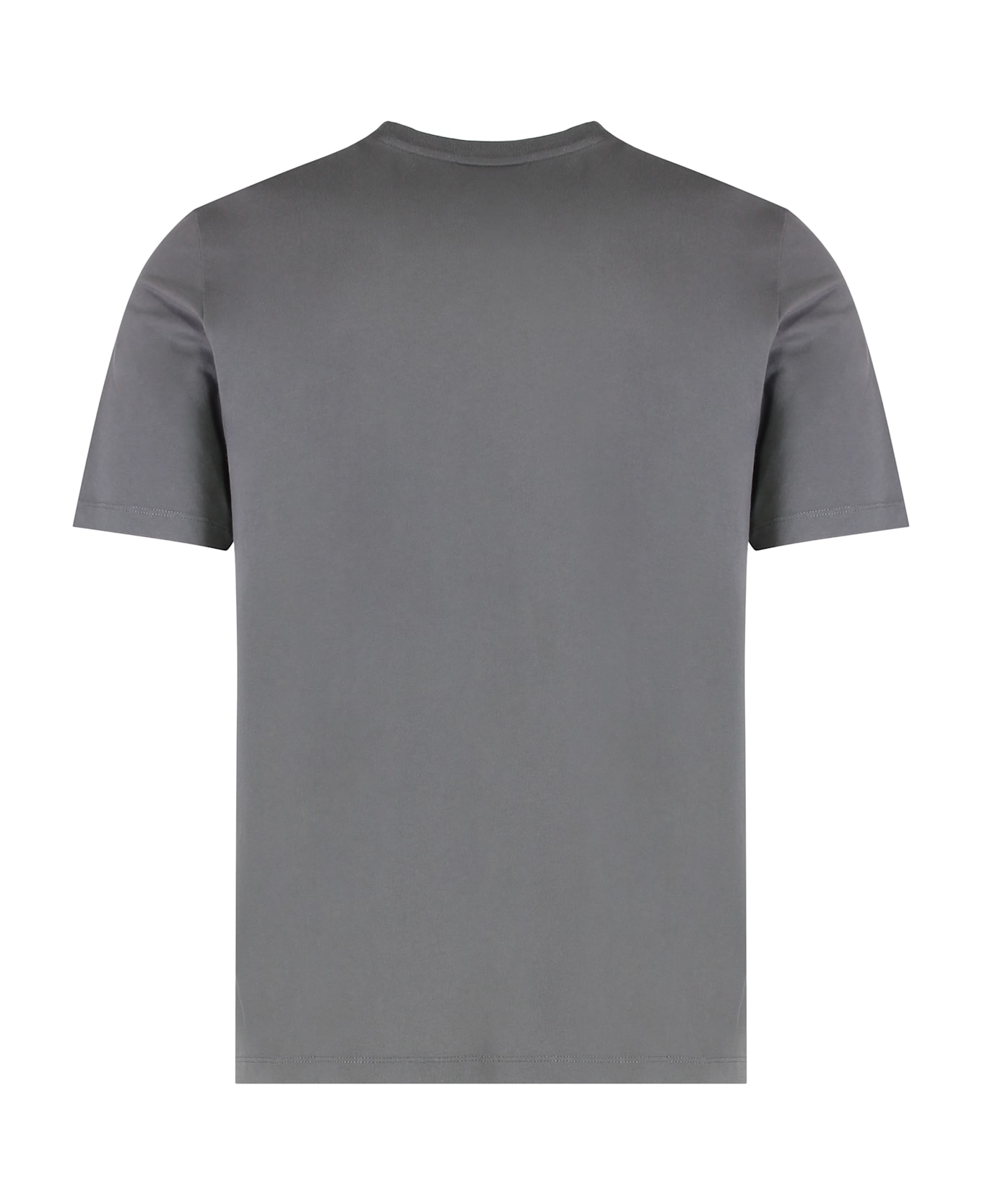 Maison Kitsuné Crew Neck T-shirt In Cotton - grey
