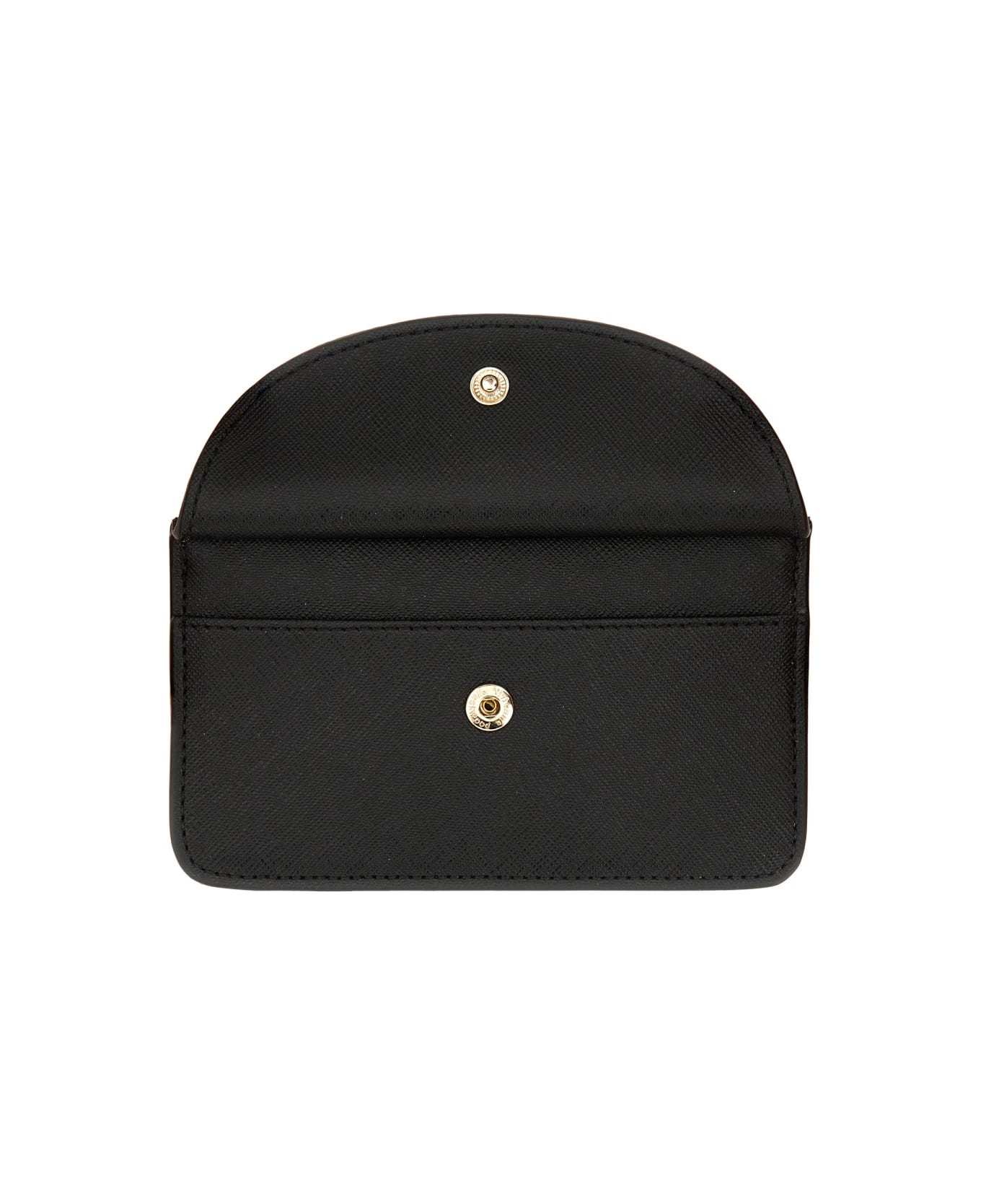 Vivienne Westwood "slim Longhalf Moon" Wallet - BLACK