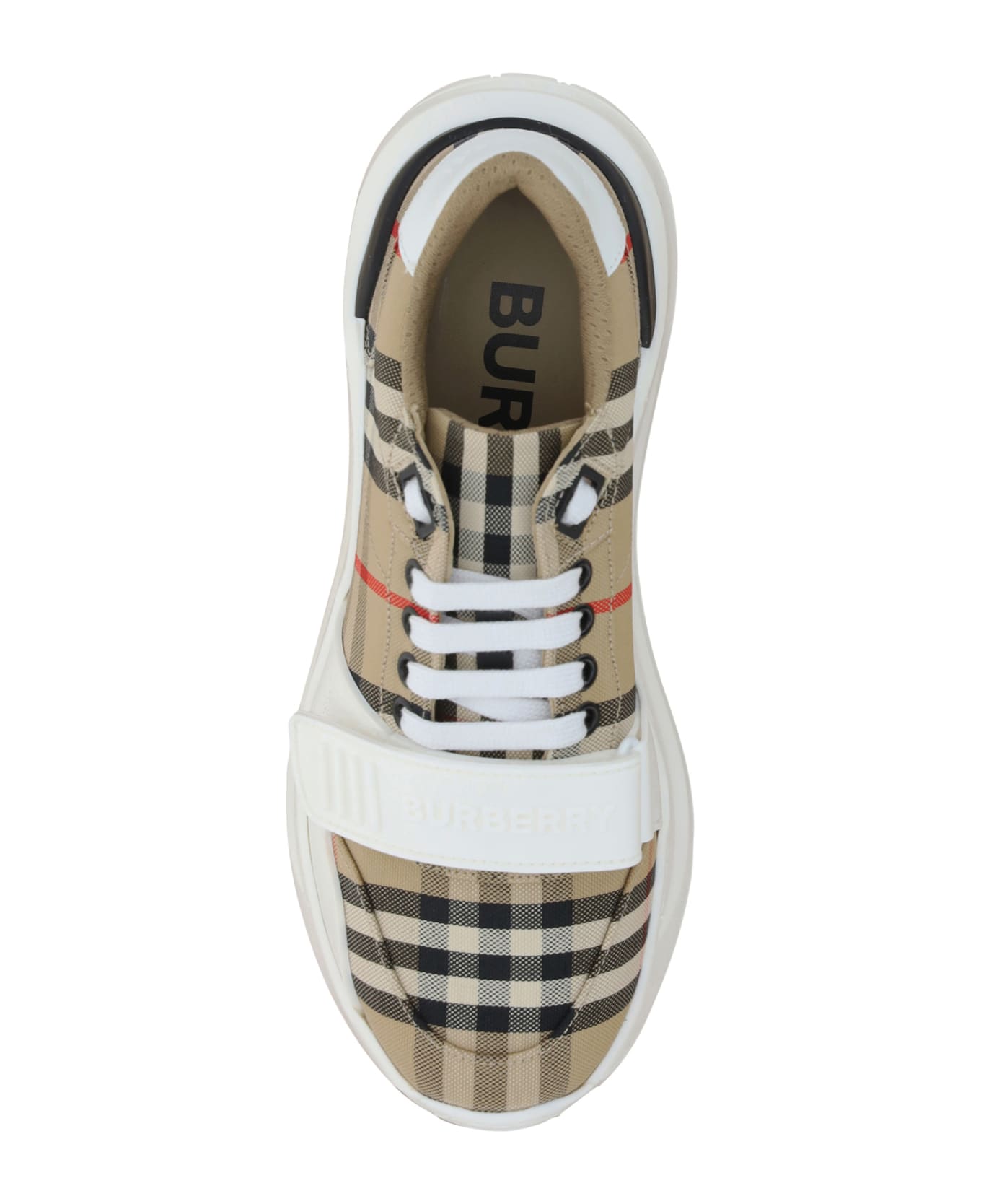 Burberry New Regis Sneakers - NEUTRALS/BLACK