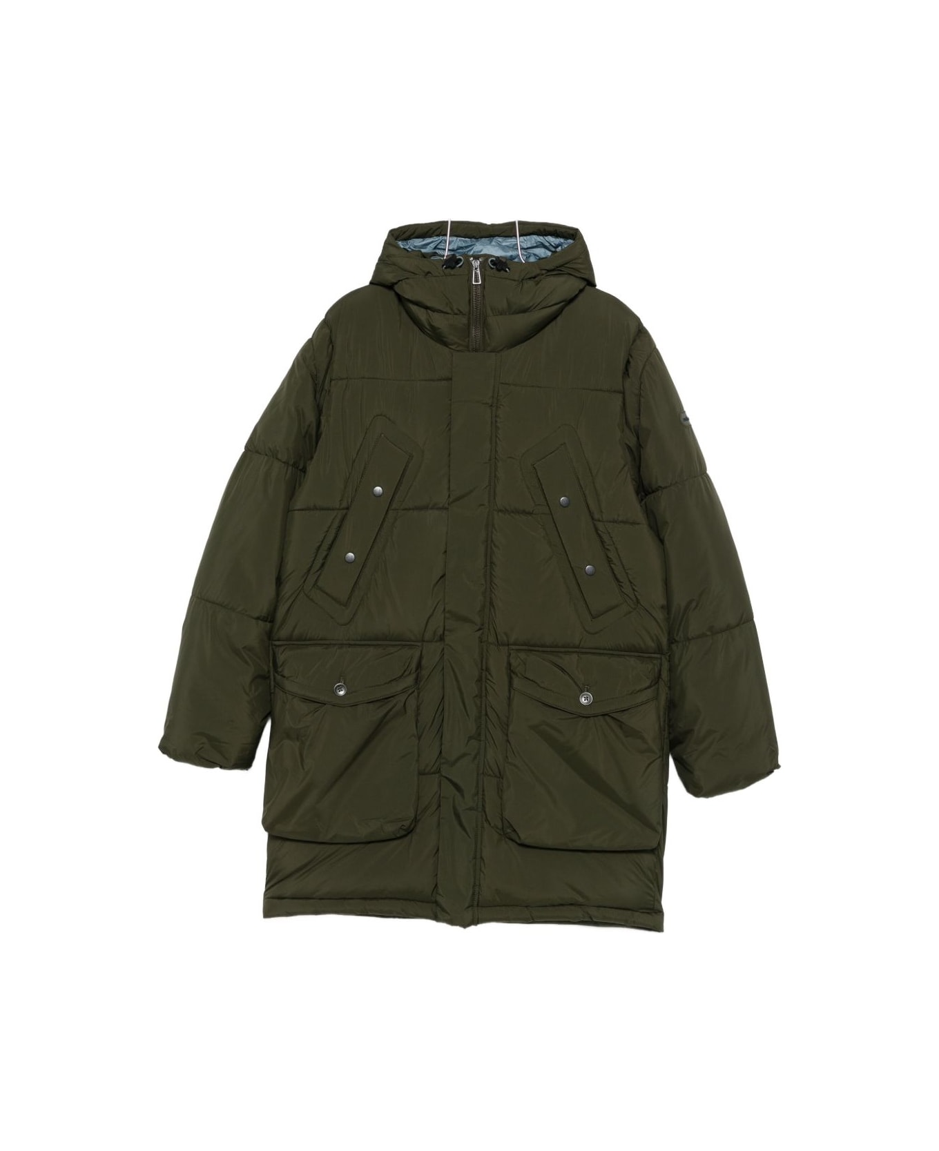 Paul Smith Padded Parka Coat - Green