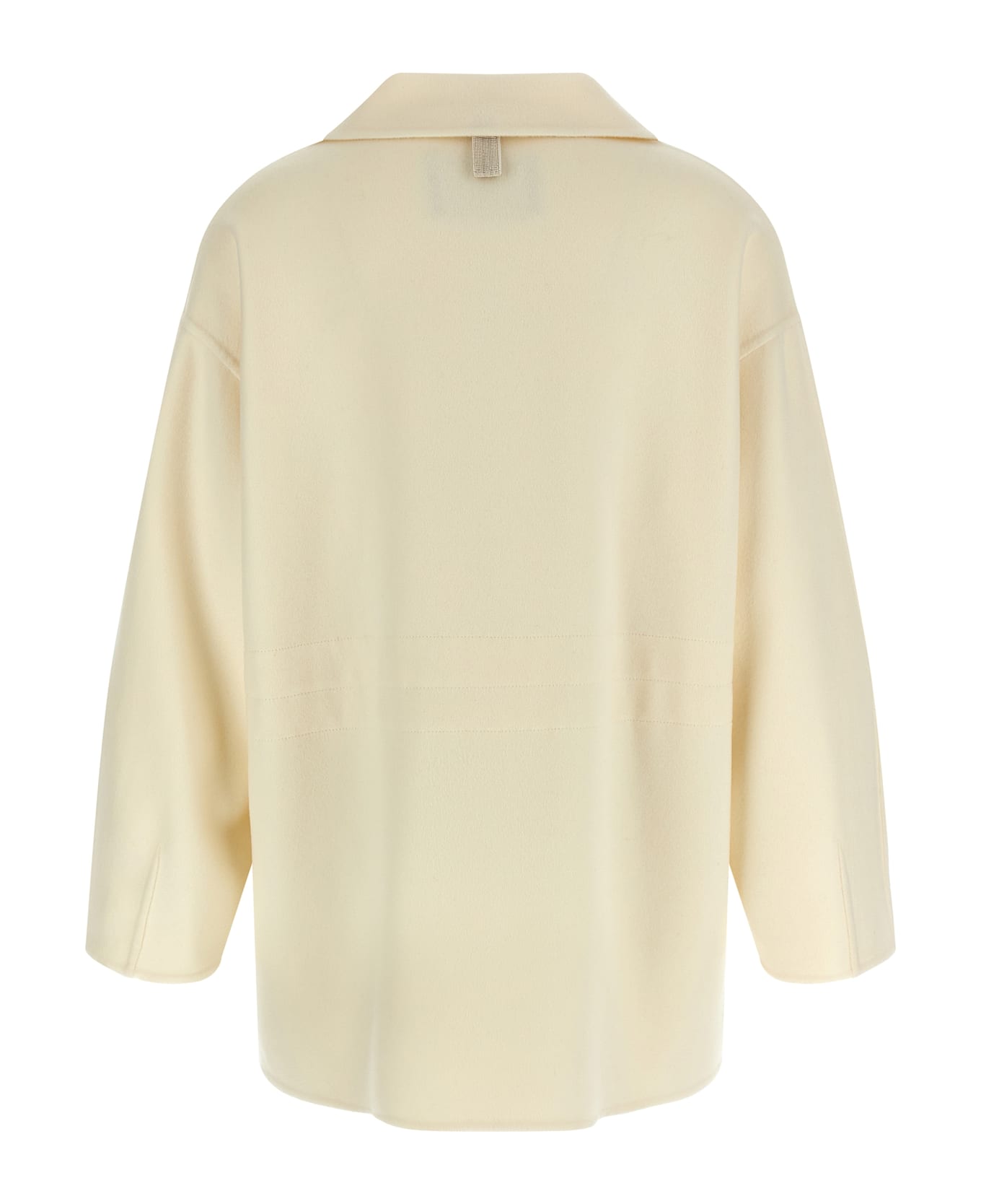 Fabiana Filippi Cashmere Coat - White