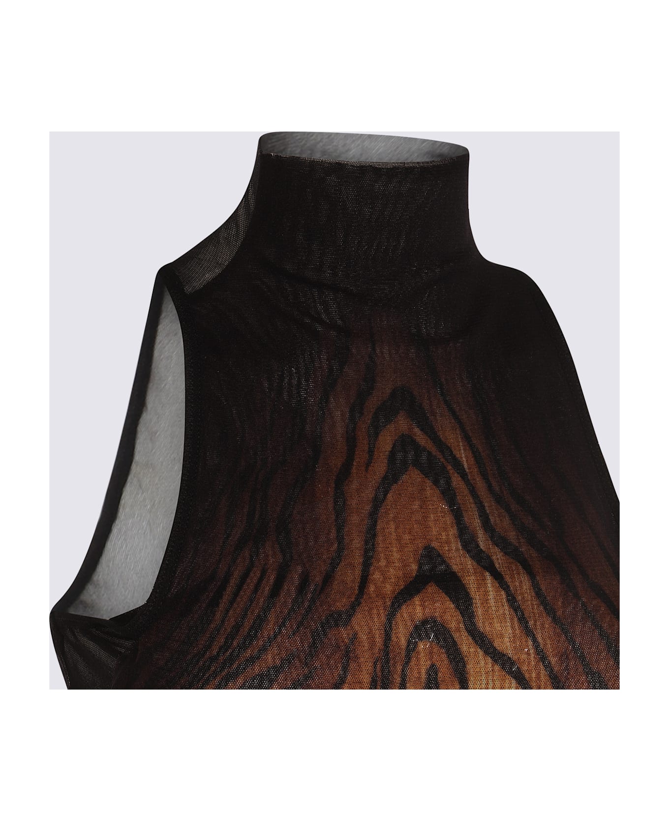 Jean Paul Gaultier Black And Brown Dress - Black