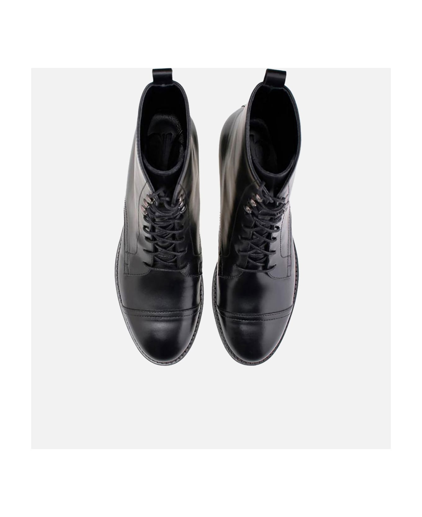 CB Made in Italy Leather Boots Eva - Black