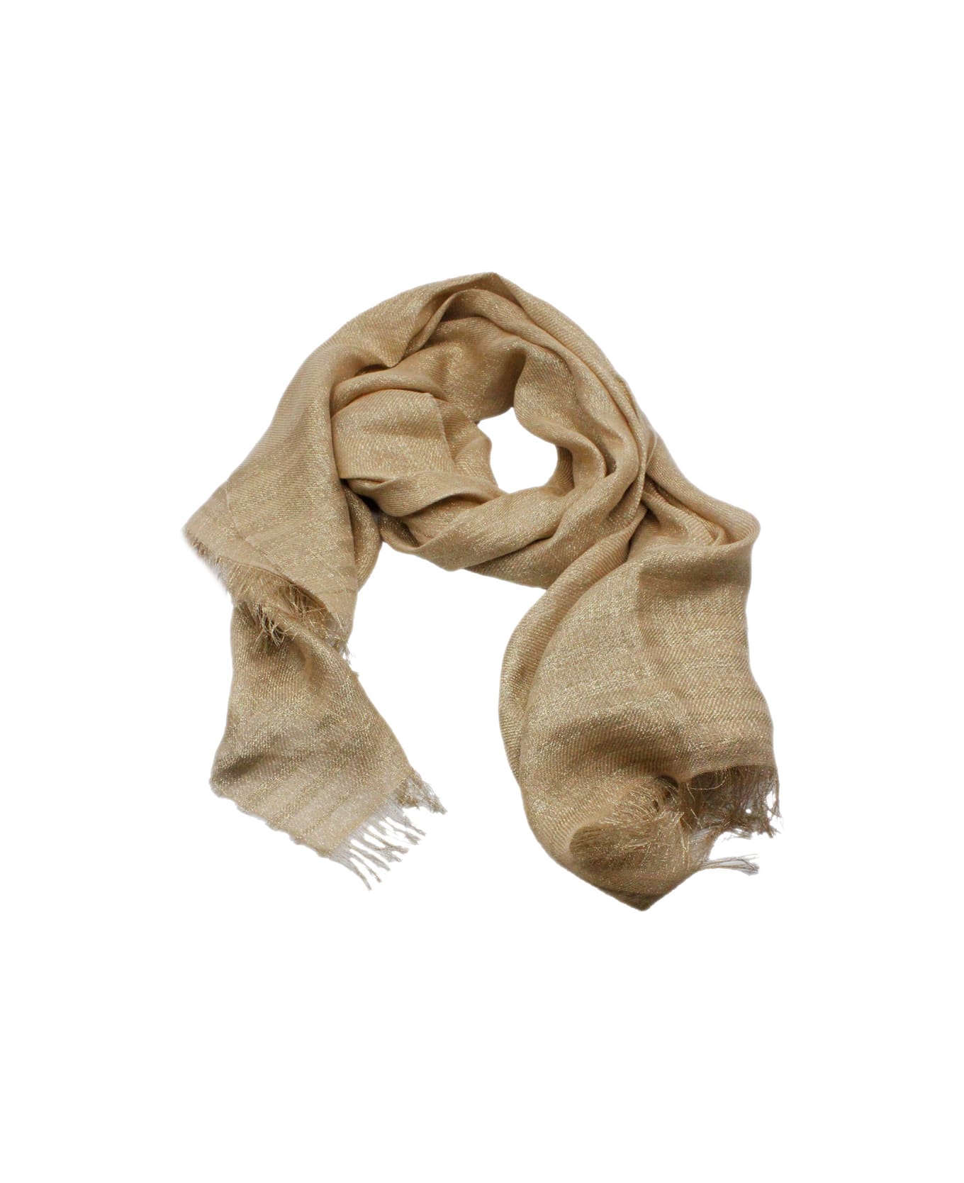 Fabiana Filippi Scarf - Golden