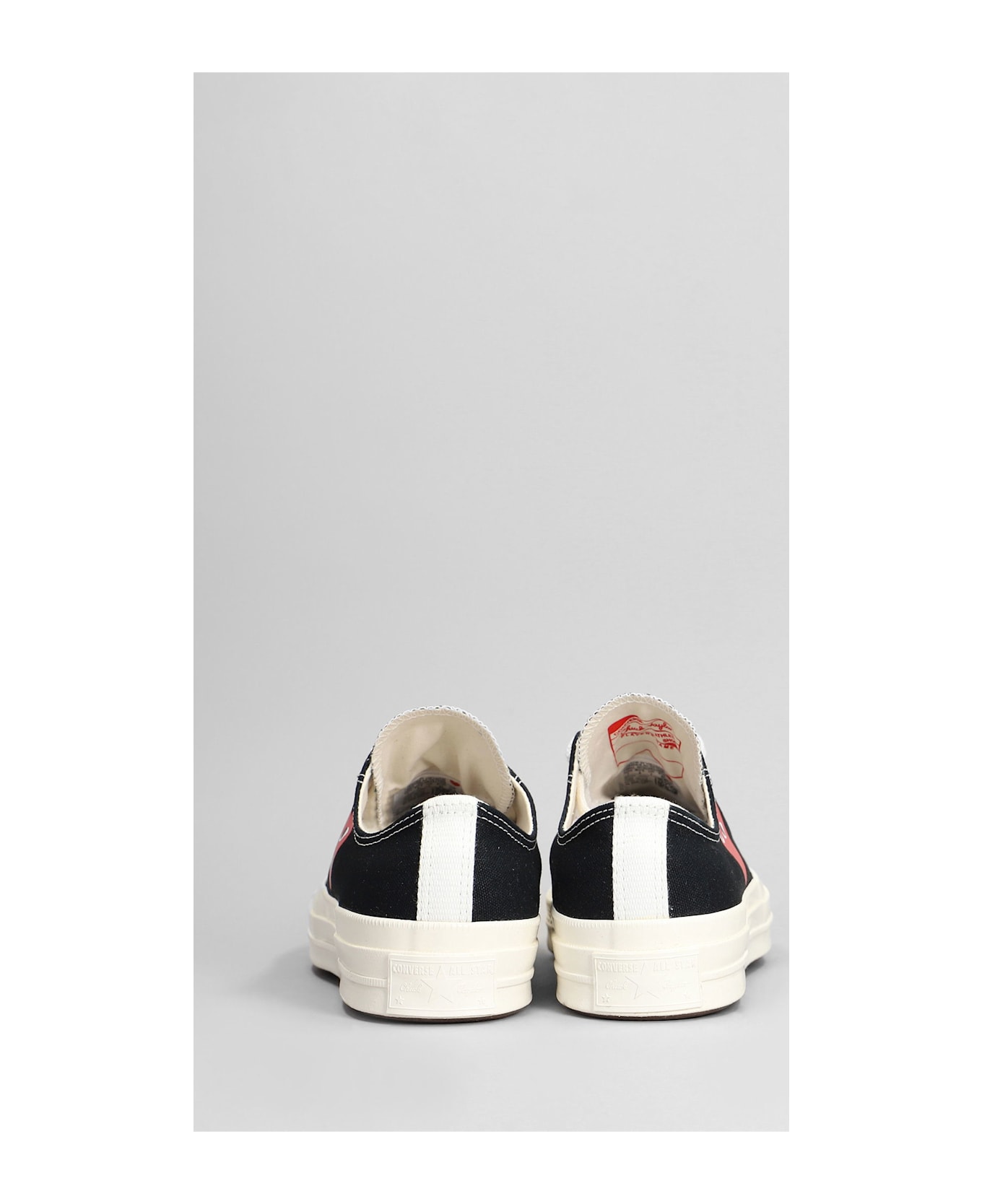 Comme des Garçons Play Chuck 70 Cdg Low Sneakers In Black Cotton - black