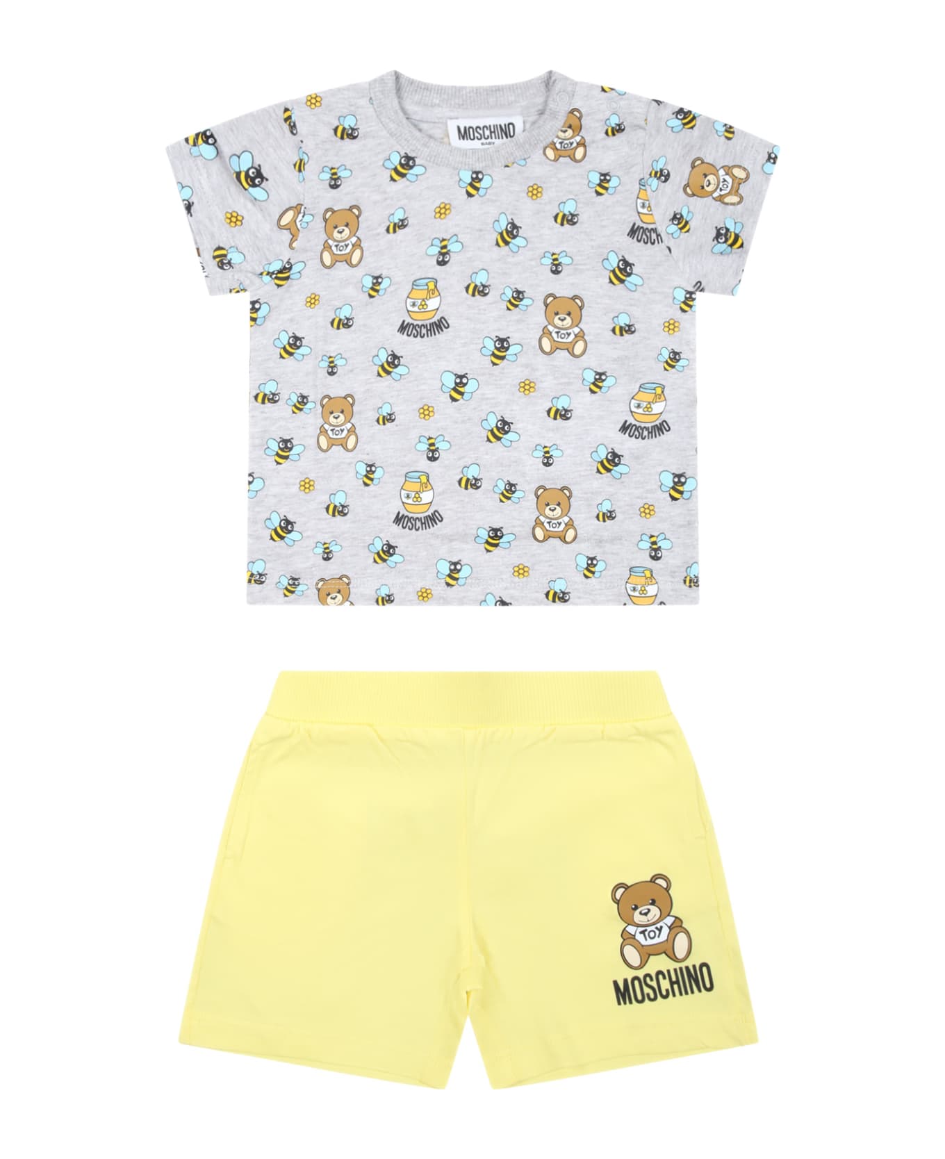 Moschino Multicolor Set For Baby Boy With Teddy Bear - Multicolor ボトムス