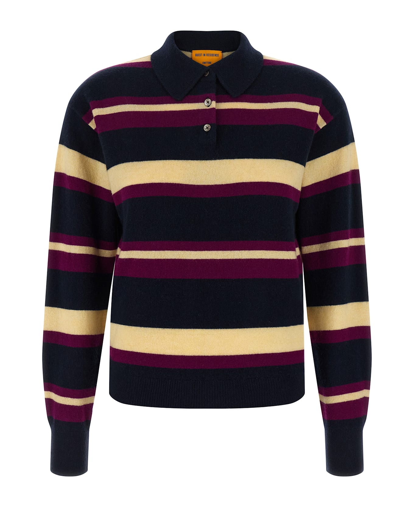 Guest in Residence 
collegiate Stripe
 Polo Shirt - Multicolor