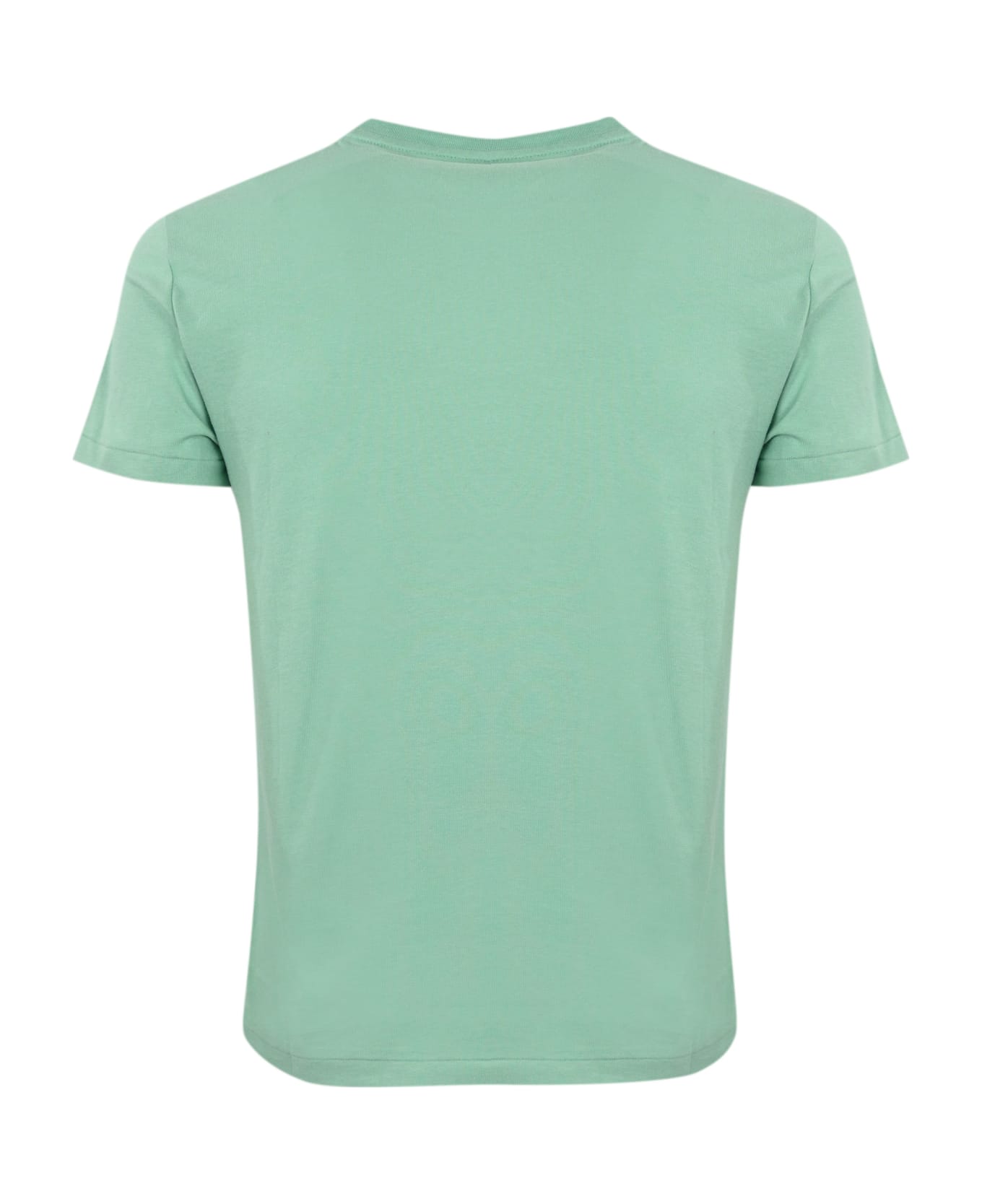 Ralph Lauren Cotton T-shirt With Pony Logo - GREEN