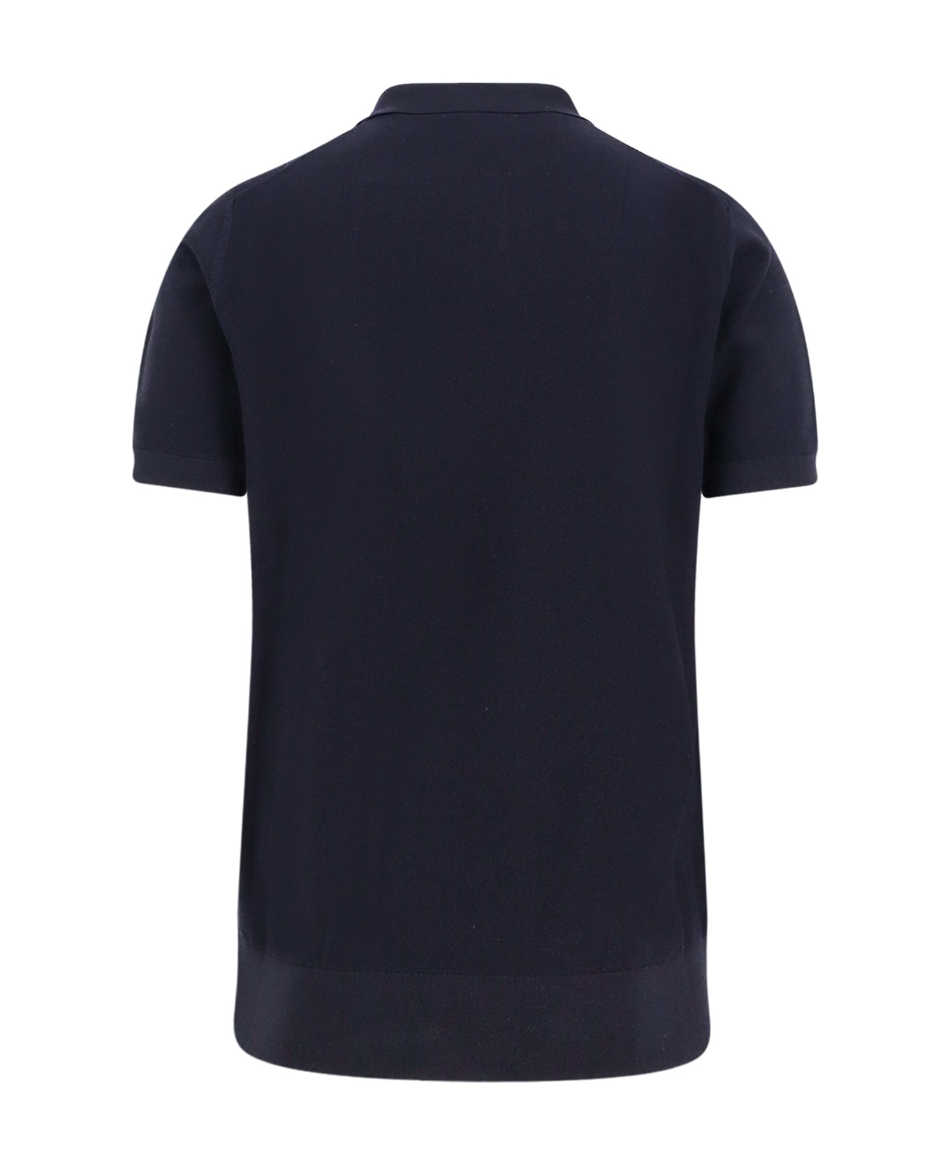 Hugo Boss Virgin Wool Polo Shirt - Blue