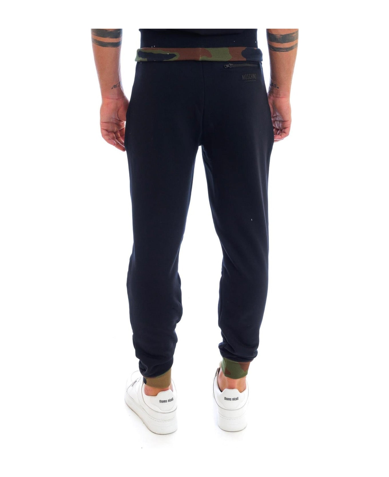 Moschino Underwear Jogging Style Pants - Black スウェットパンツ