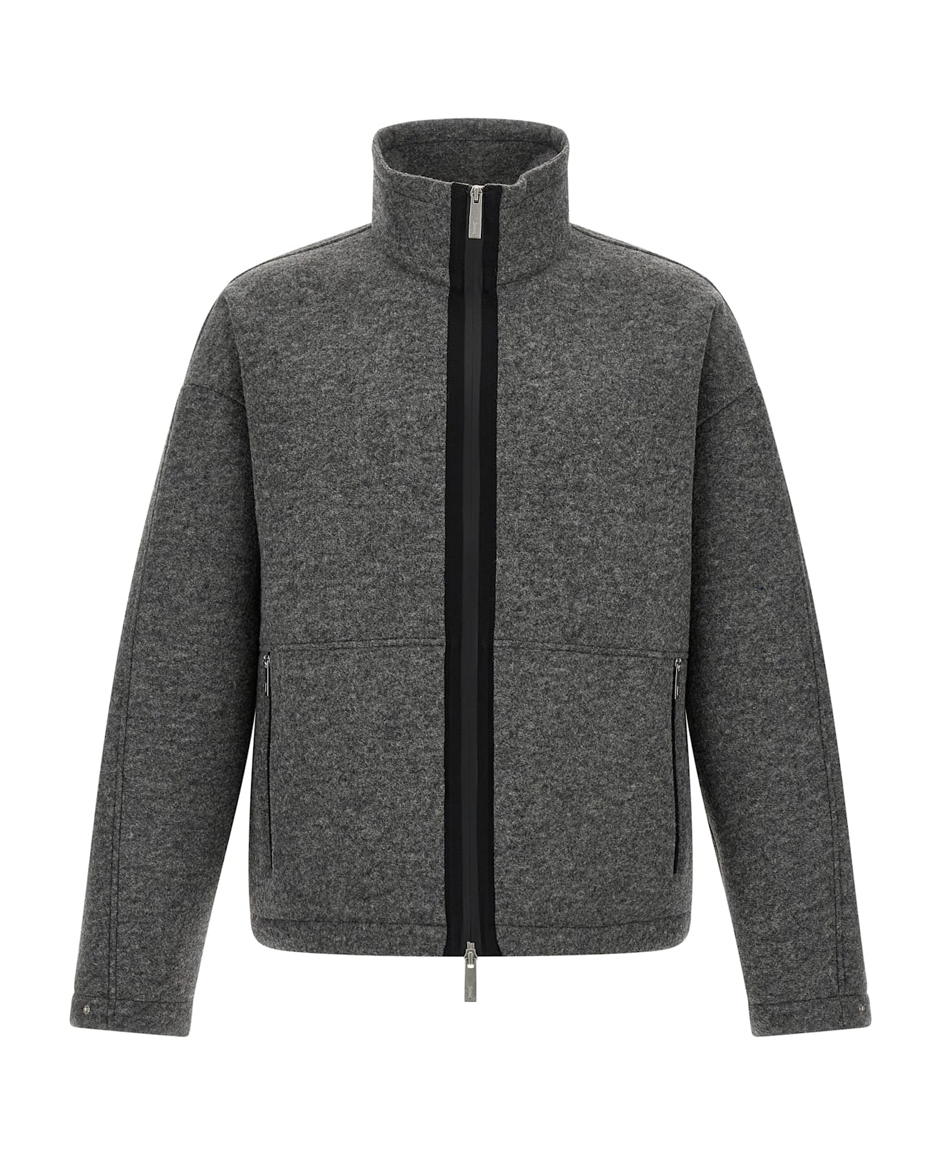 Herno Laminar Pannolenci Jacket - Gray
