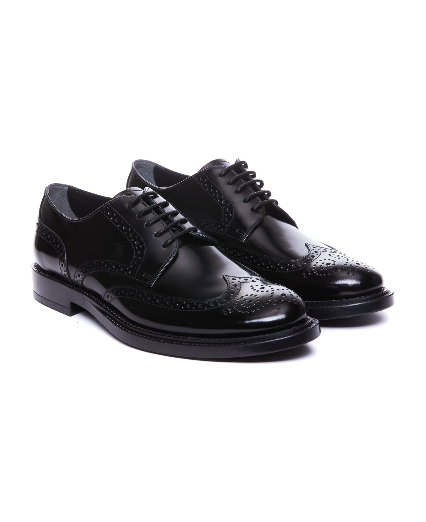 Tod's Laced Up Shoes - Black