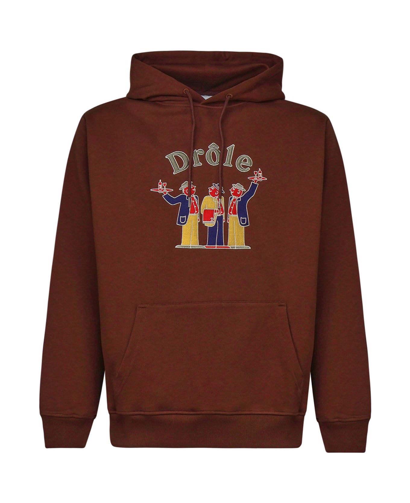 Drôle de Monsieur Le Hoodie Crillon - Brown