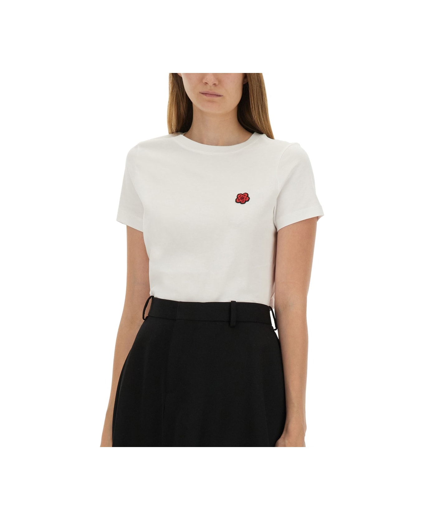 Kenzo "boke Flower" Cotton T-shirt - WHITE