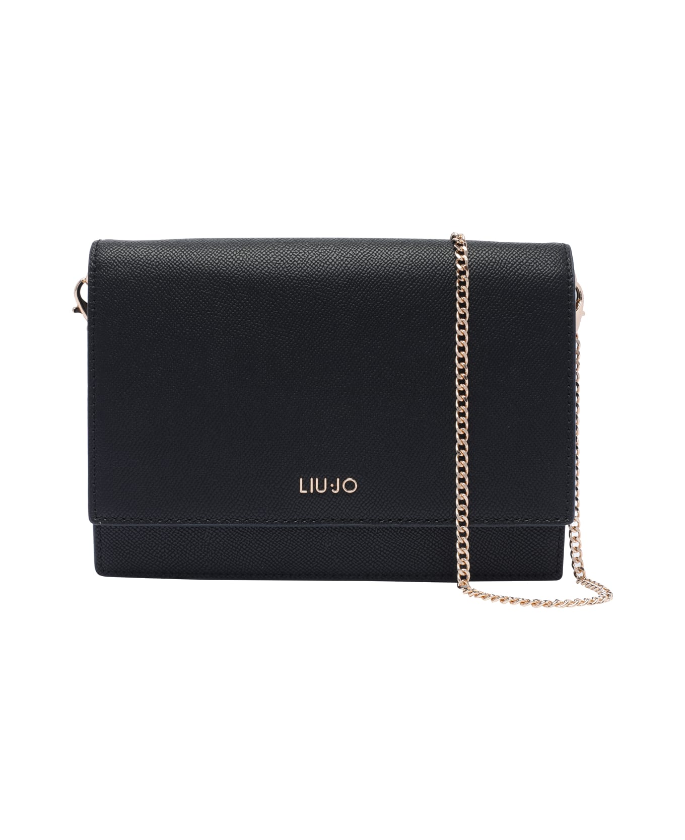 Liu-Jo Logo Crossbody Bag - Black