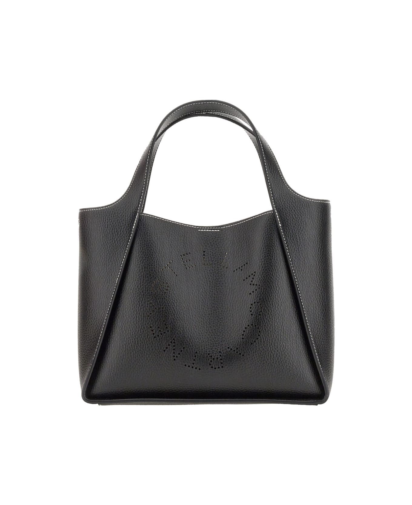 Stella McCartney Borsa A Tracolla Con Logo - BLACK