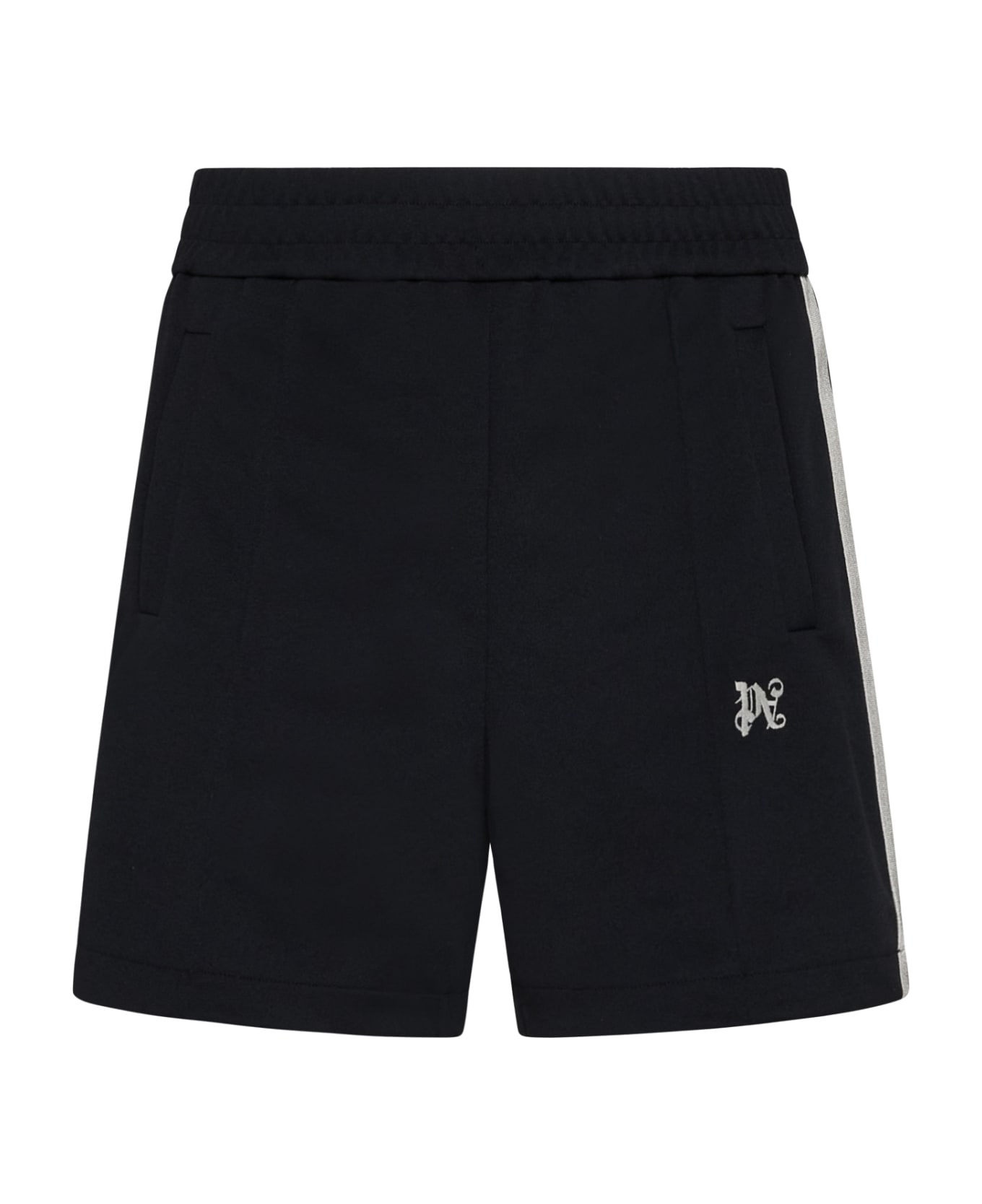 Palm Angels Monogram Bermuda Shorts - Black Butter ショートパンツ