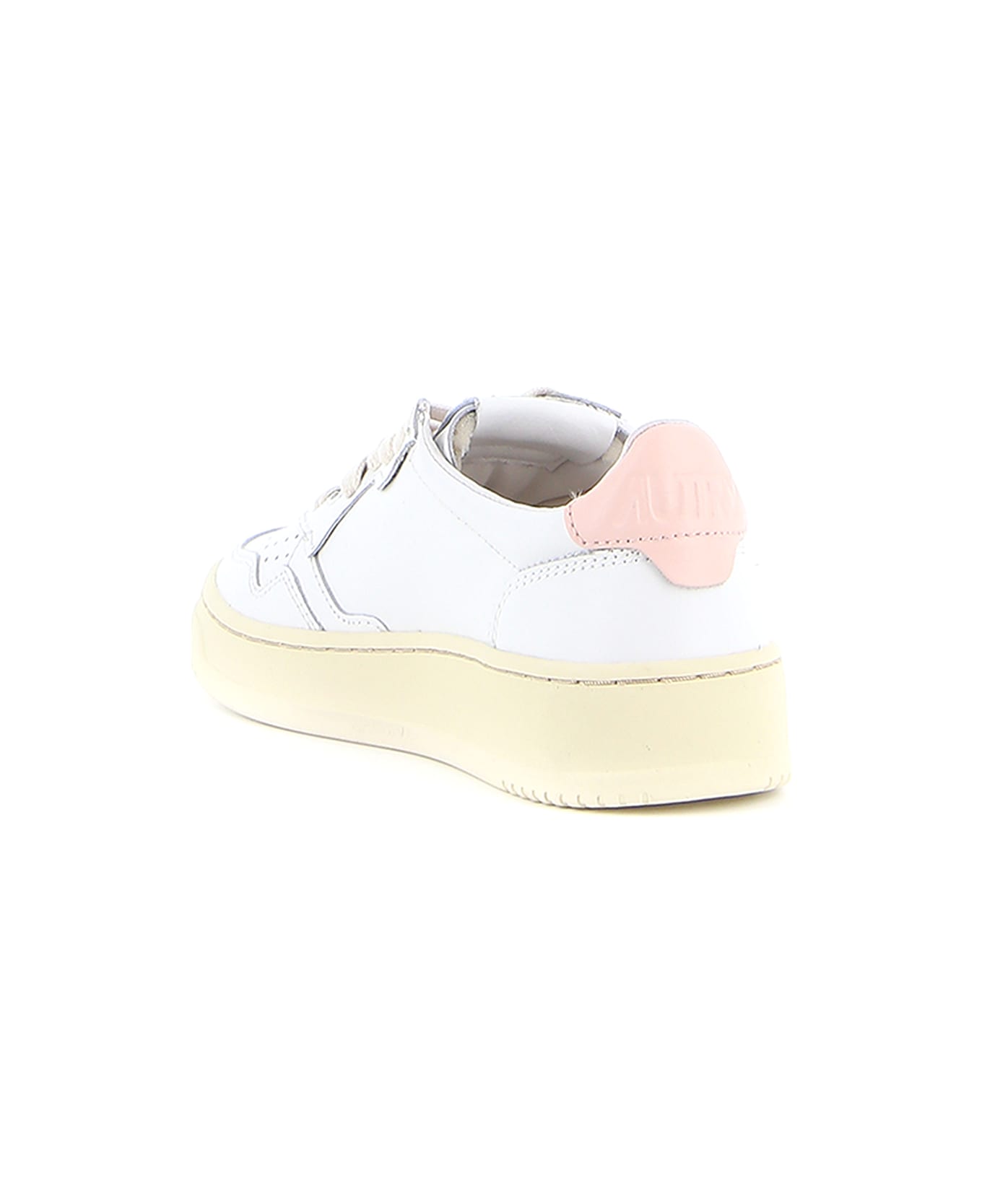 Autry Medalist Low Leat Leat Wht Pink - Wht Pink