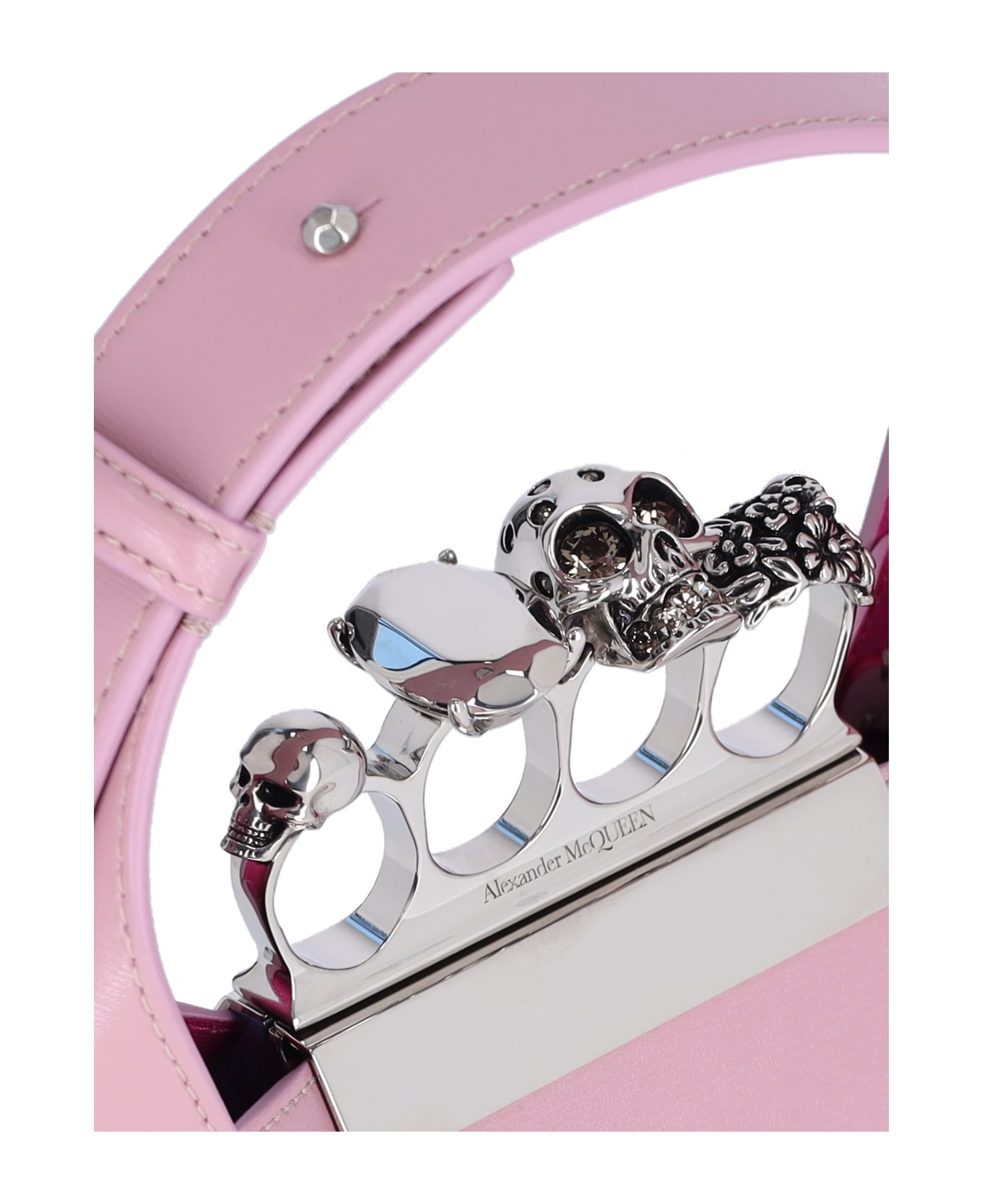 Alexander McQueen Jeweled Hobo Bag - Pink