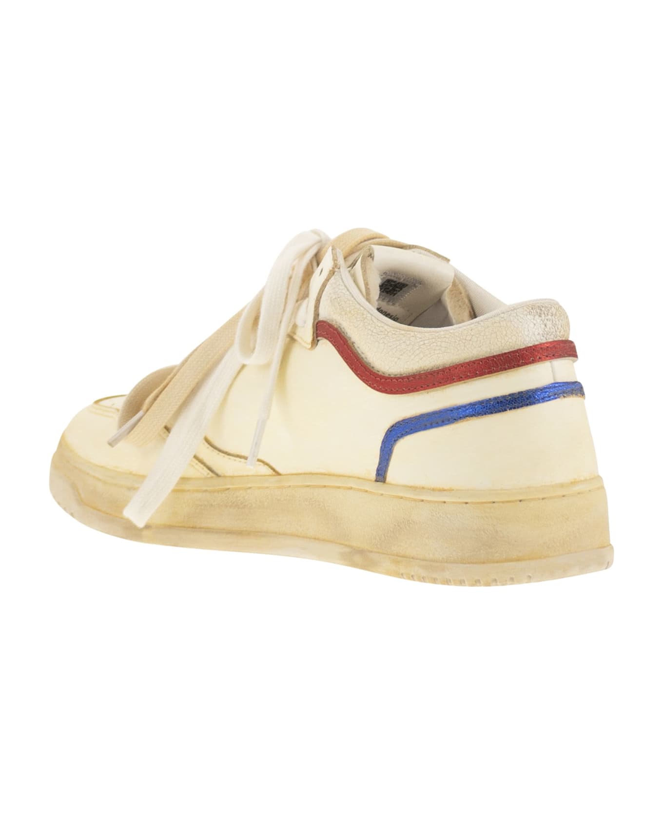 Autry Med-way - Leather Sneakers - Beige