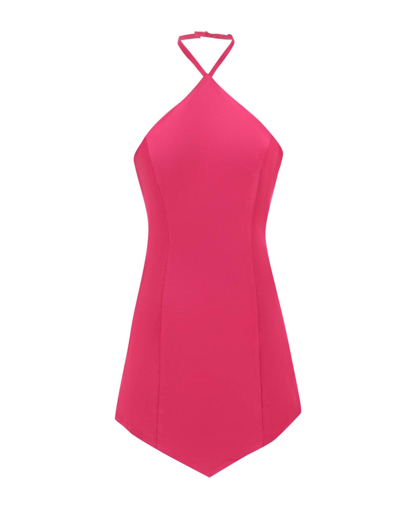 MVP Wardrobe 'catalina' Halterneck Mini Dress - FUCHSIA (Fuchsia)