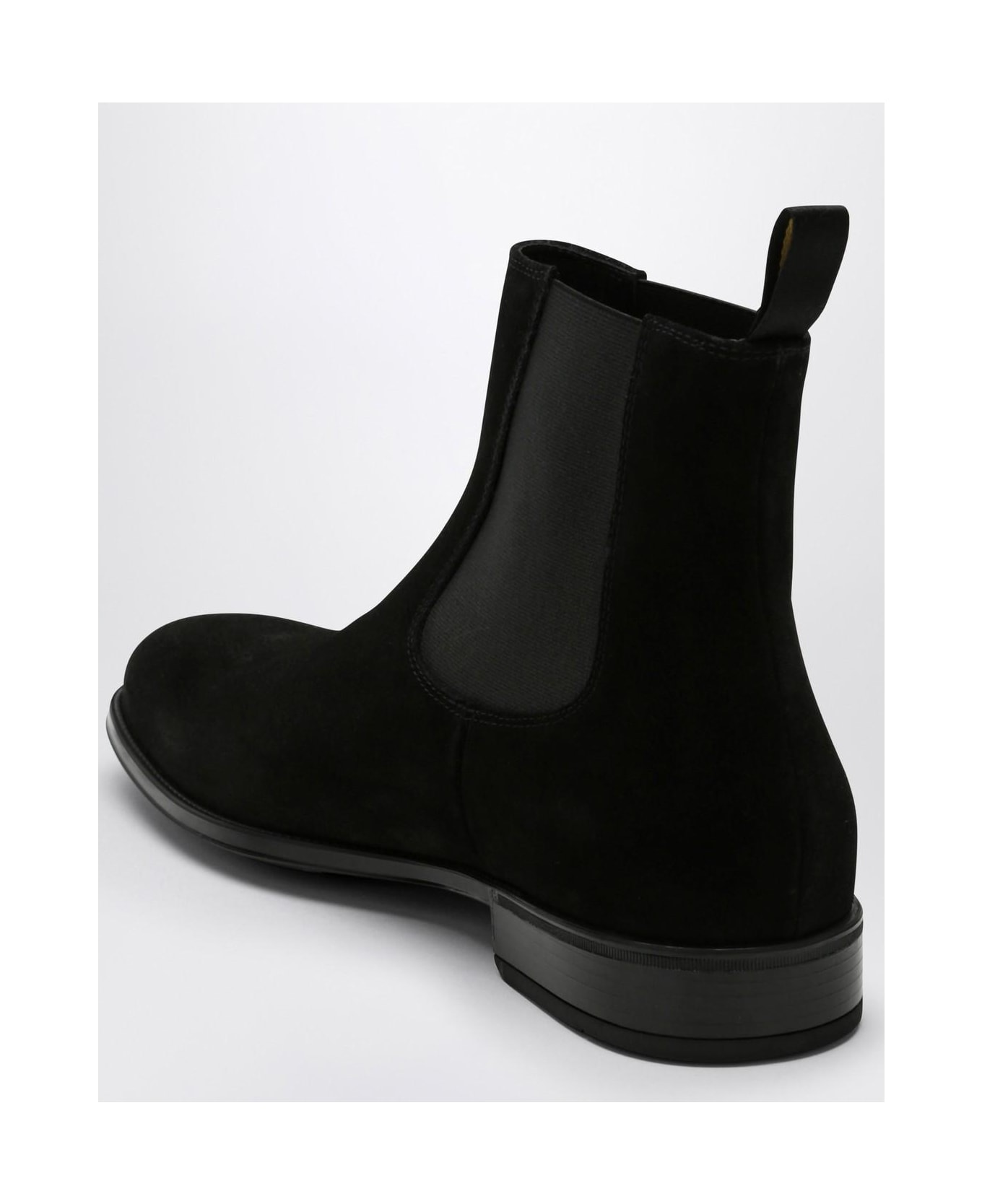 Doucal's Black Suede Ankle Boot - Black