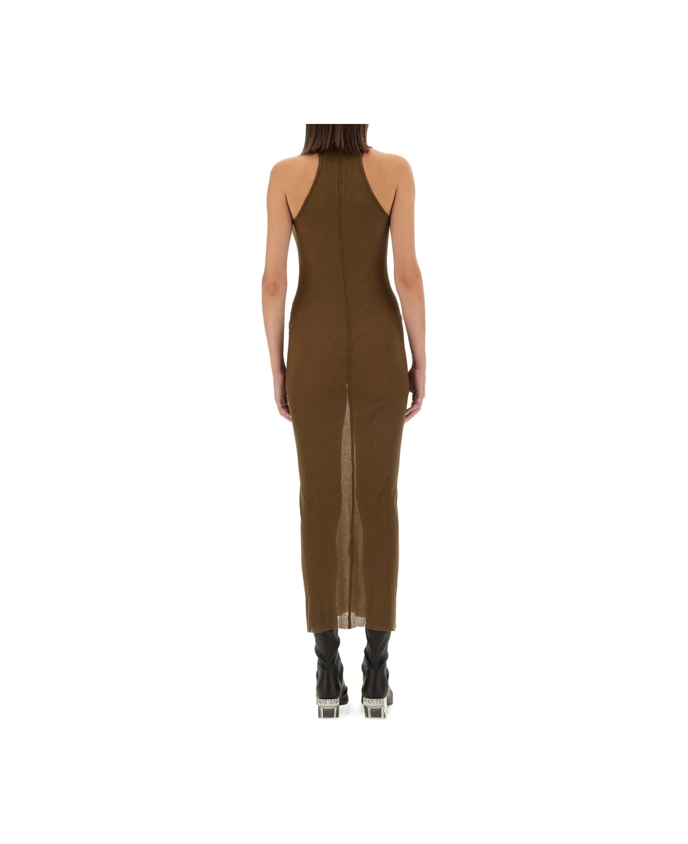 Rick Owens Tank Dress - BROWN